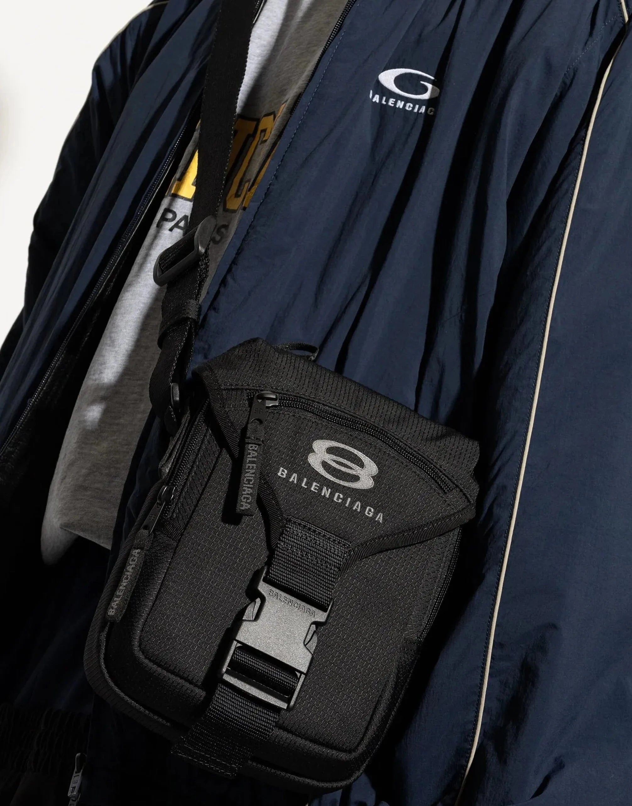 Balenciaga Two Way Zip Shoulder Bag