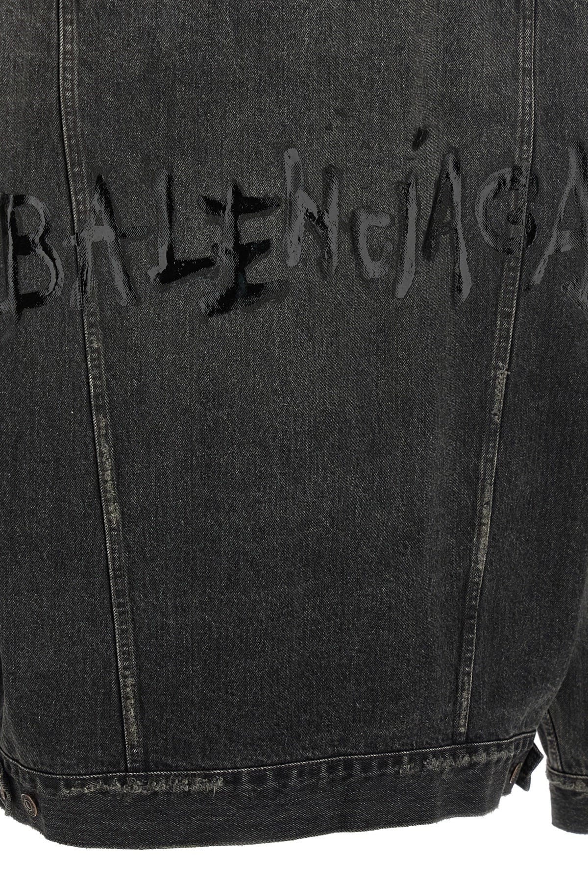 Balenciaga Balenciaga Used Effect Denim Jacket