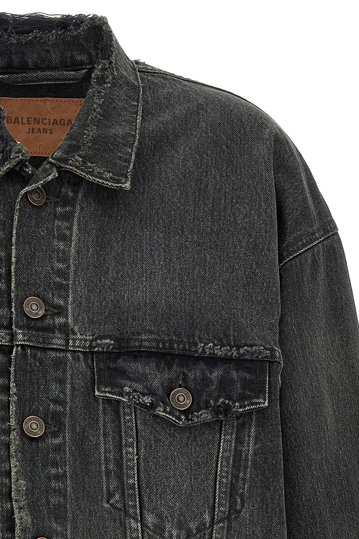 Balenciaga Balenciaga Used Effect Denim Jacket