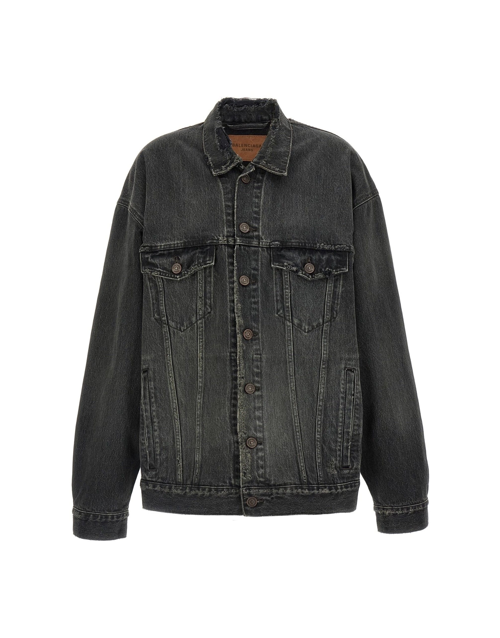 Balenciaga Balenciaga Used Effect Denim Jacket