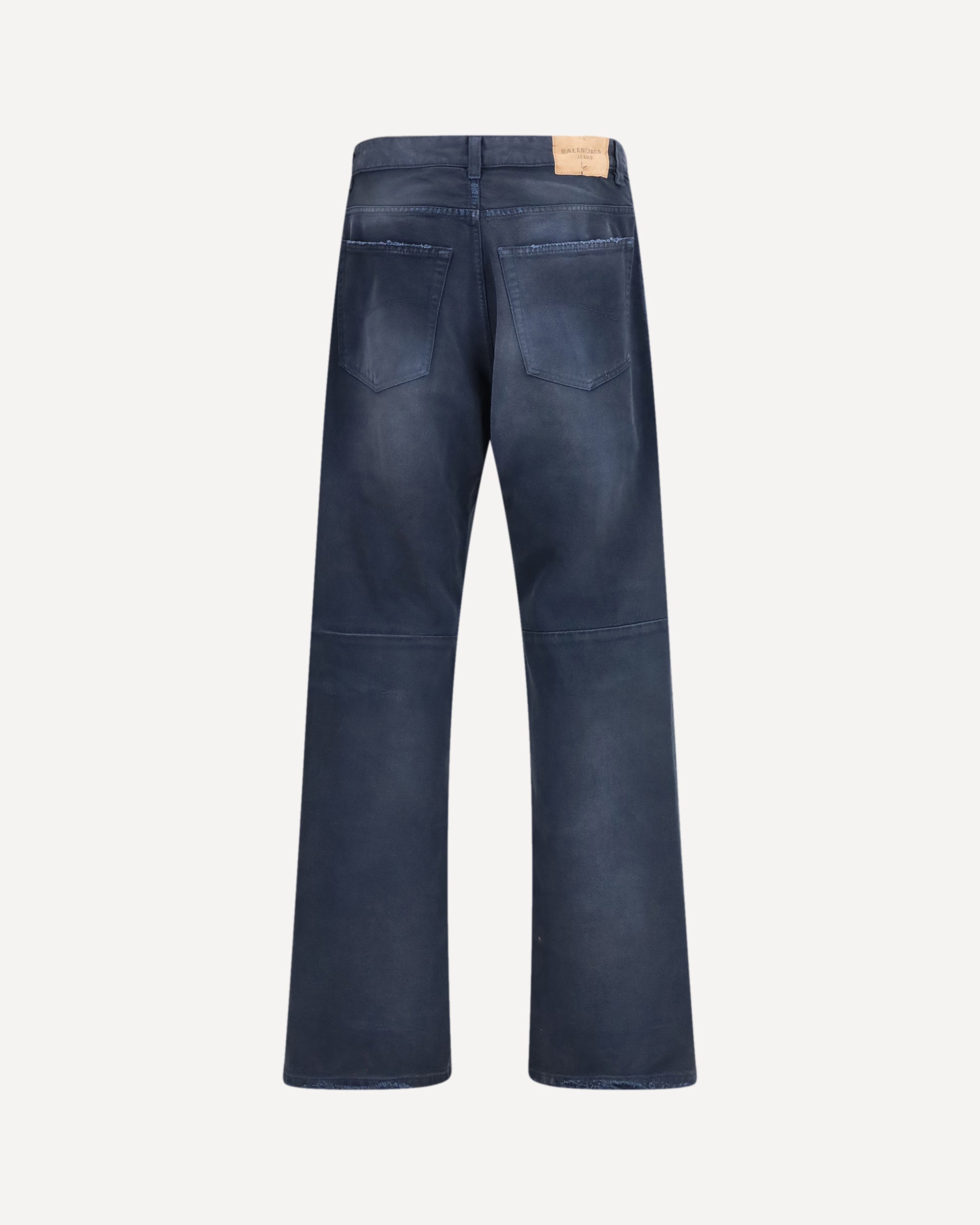 Balenciaga Wide-Leg Denim Jeans - alternate view