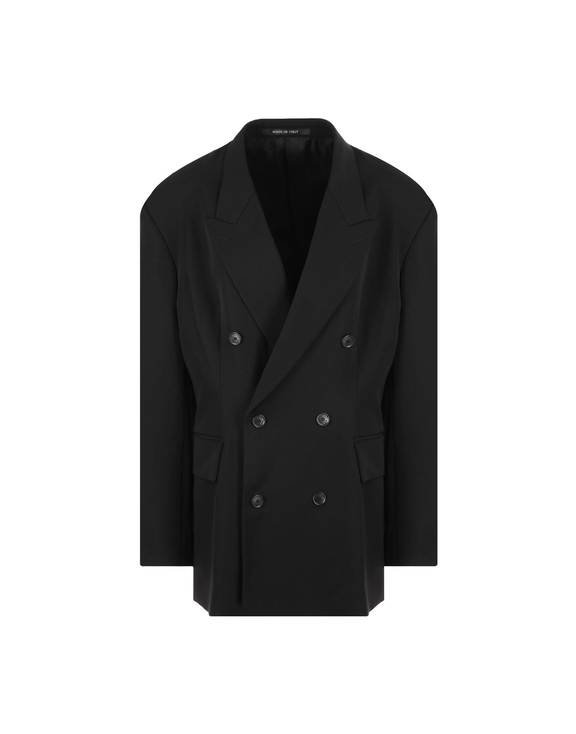 Balenciaga Wool Double-Breasted Blazer Jacket