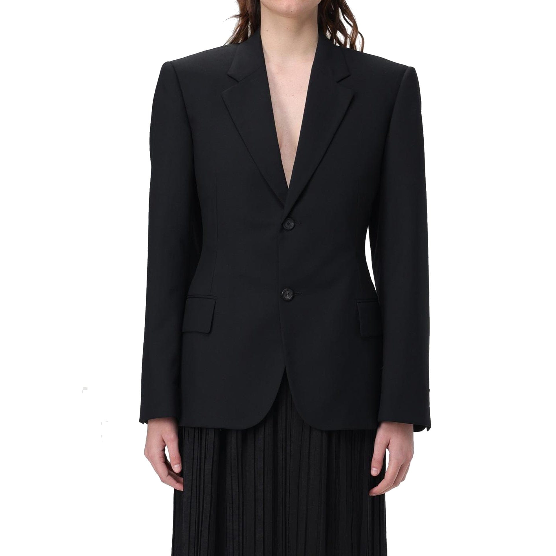 Balenciaga Wool Single-Breasted Jacket - alternate view