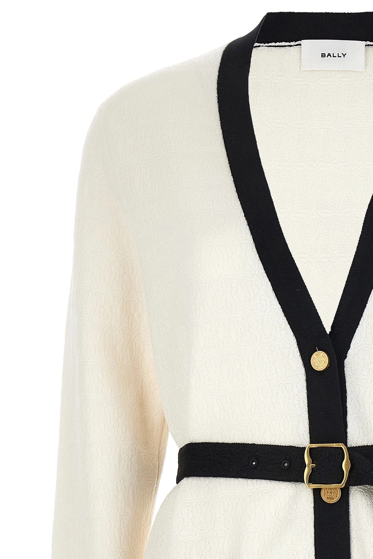 Bally Bally Jacquard Logo Cardigan