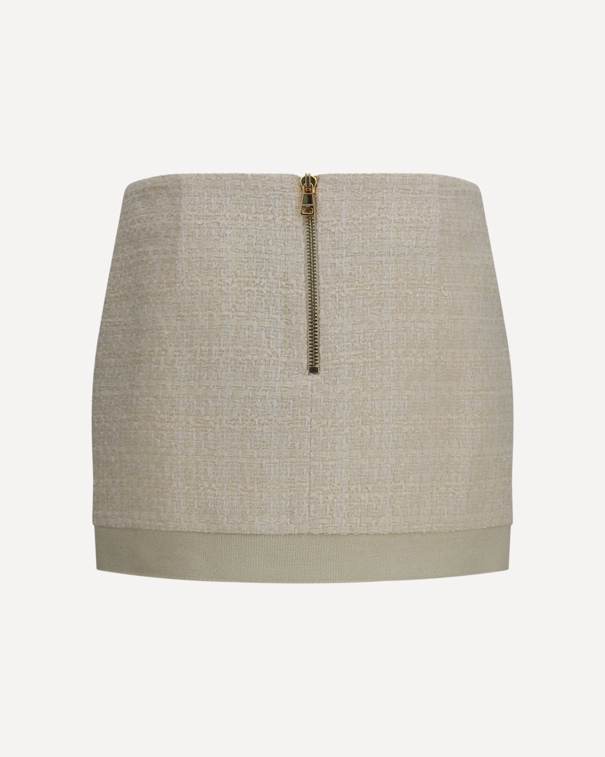 Balmain Asymmetric Tweed Mini Skirt - alternate view