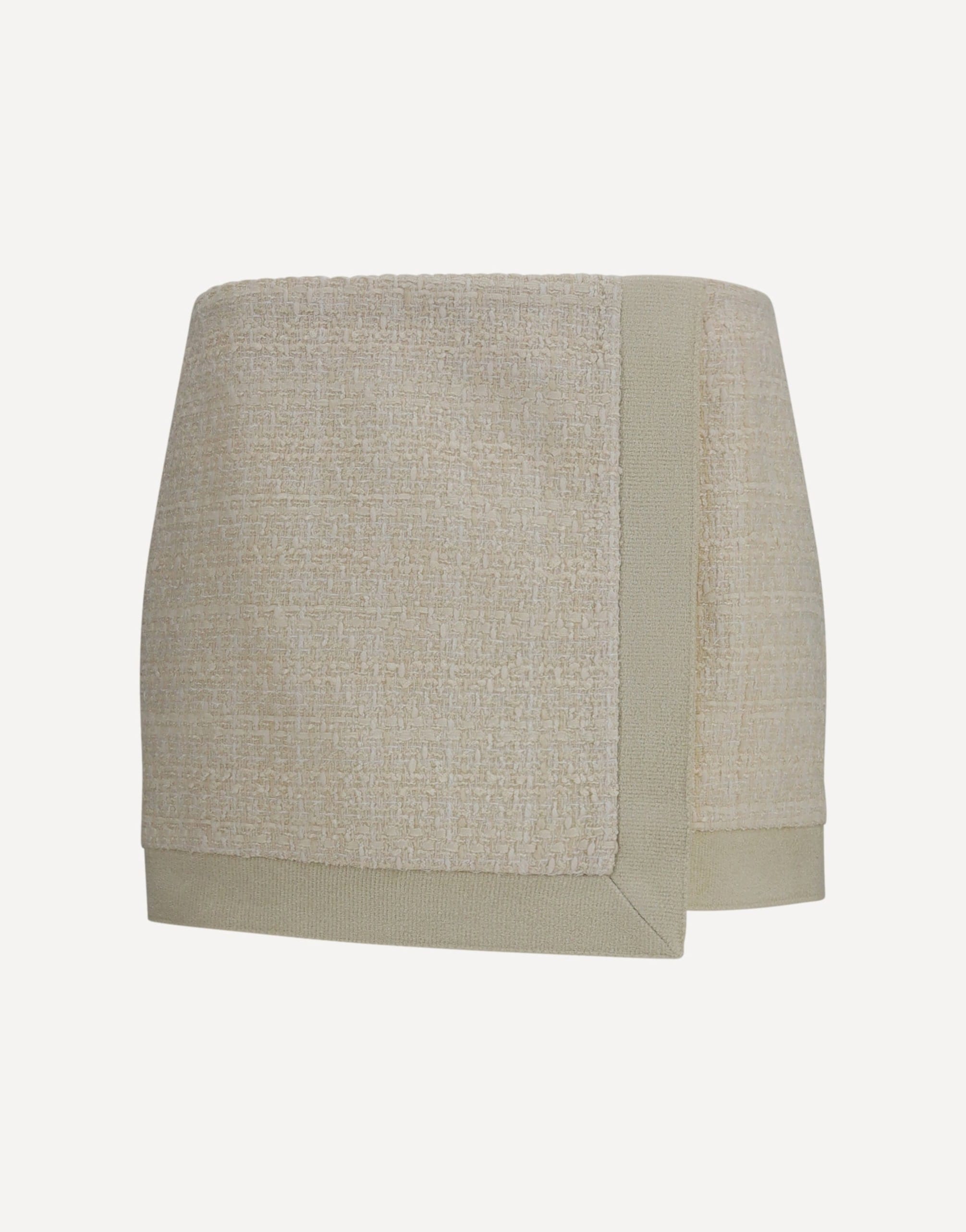 Balmain Balmain Asymmetric Tweed Mini Skirt