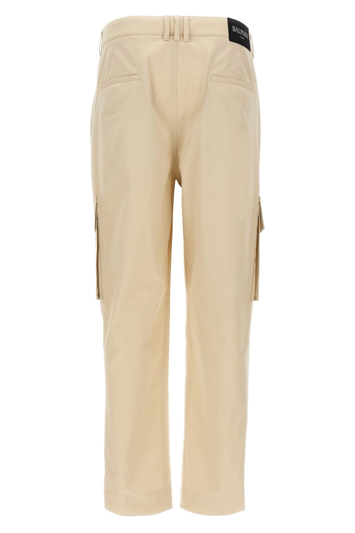 Balmain Beige Cargo Crop Pants - alternate view