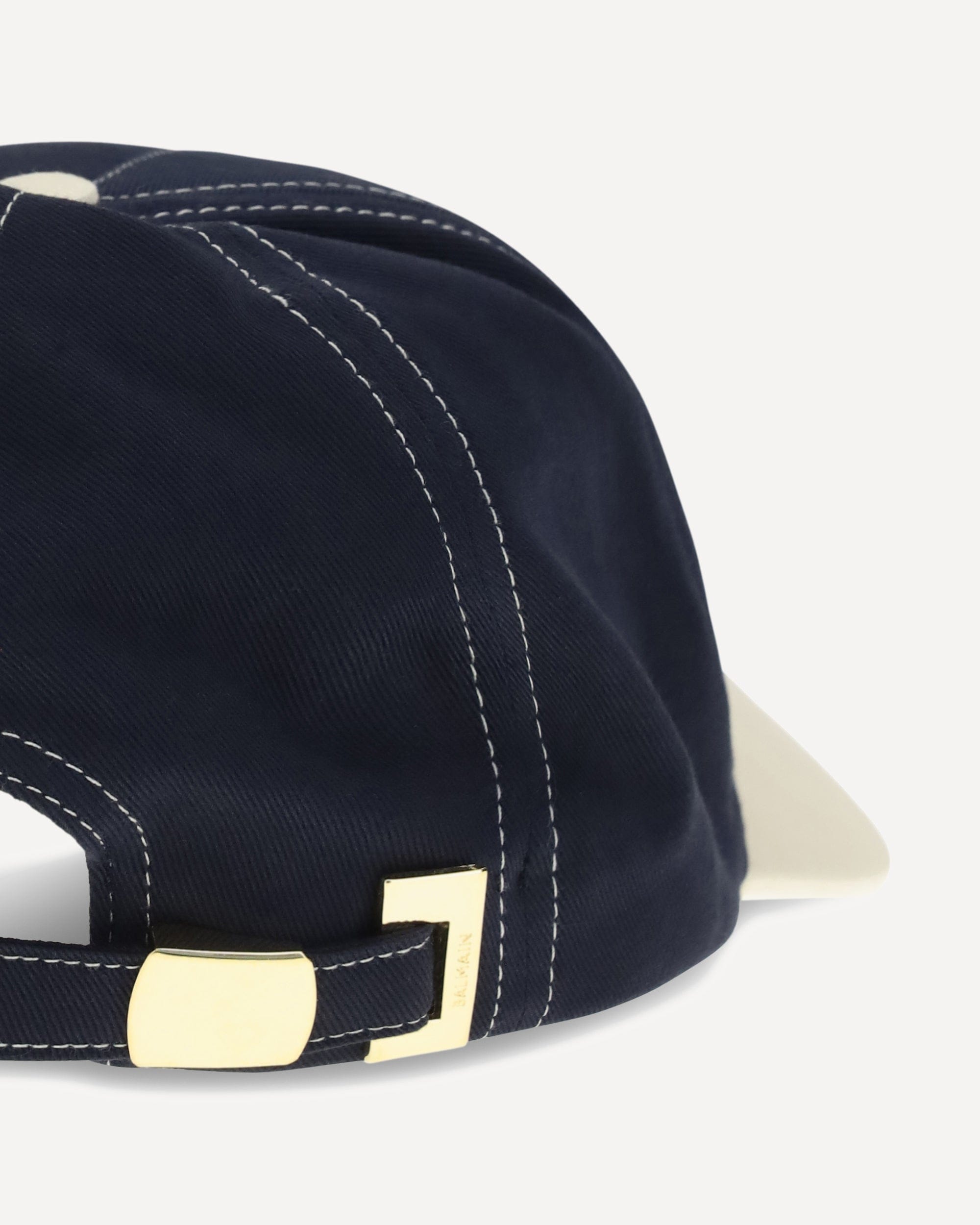 Balmain Balmain Bicolor Baseball Cap With Logo