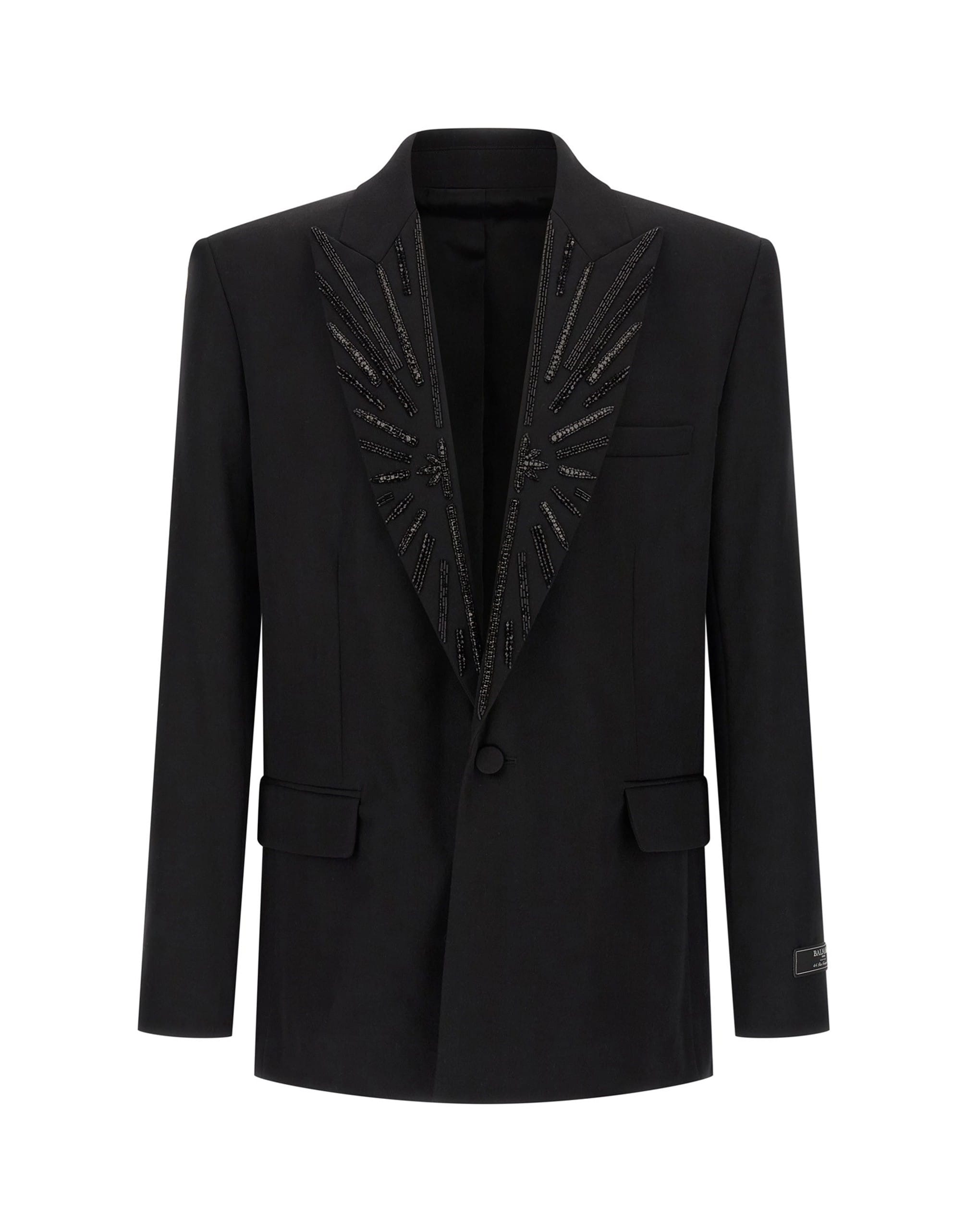 Balmain Balmain Black Crystal Blazer