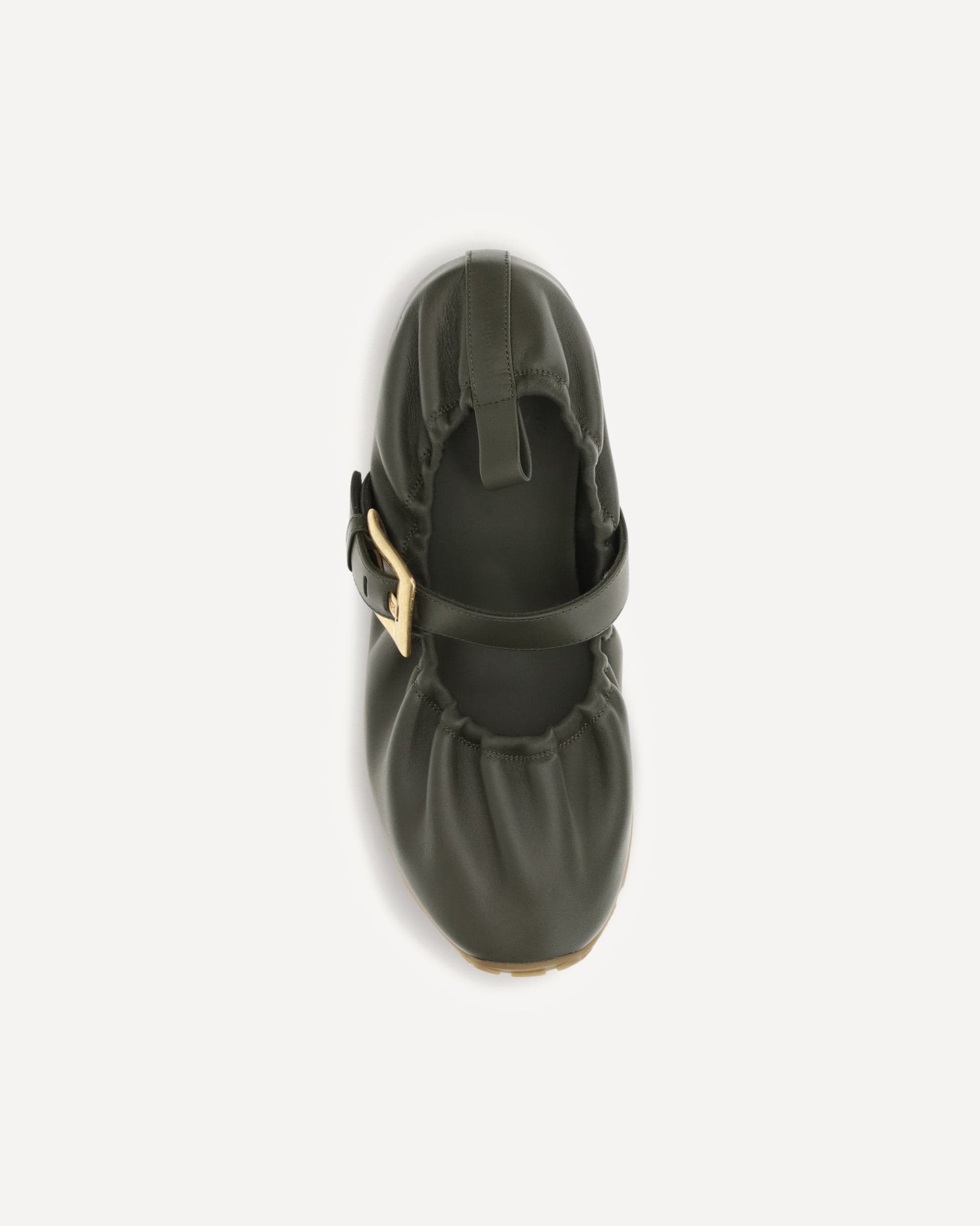 Balmain Balmain Buckle Strap Ballerina Flats