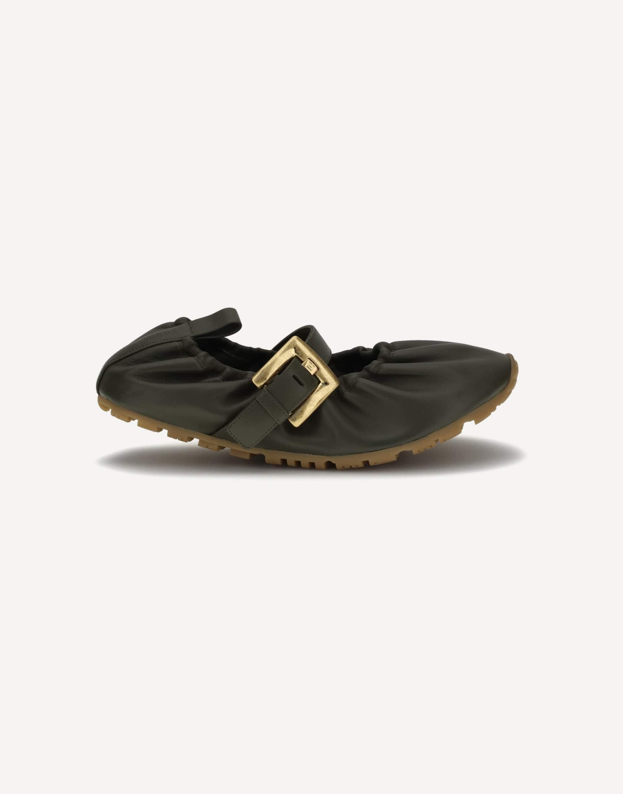 Balmain Balmain Buckle Strap Ballerina Flats