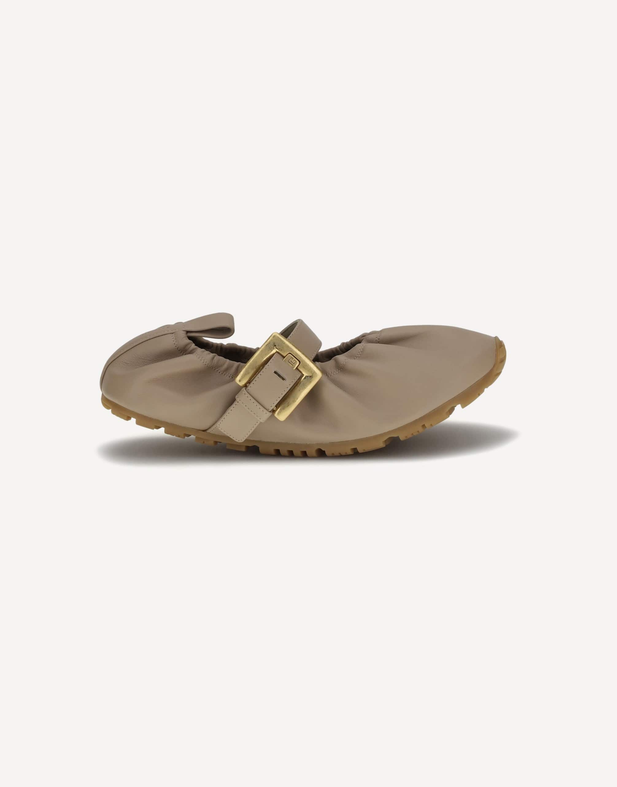 Balmain Balmain Buckle Strap Ballerinas Flats