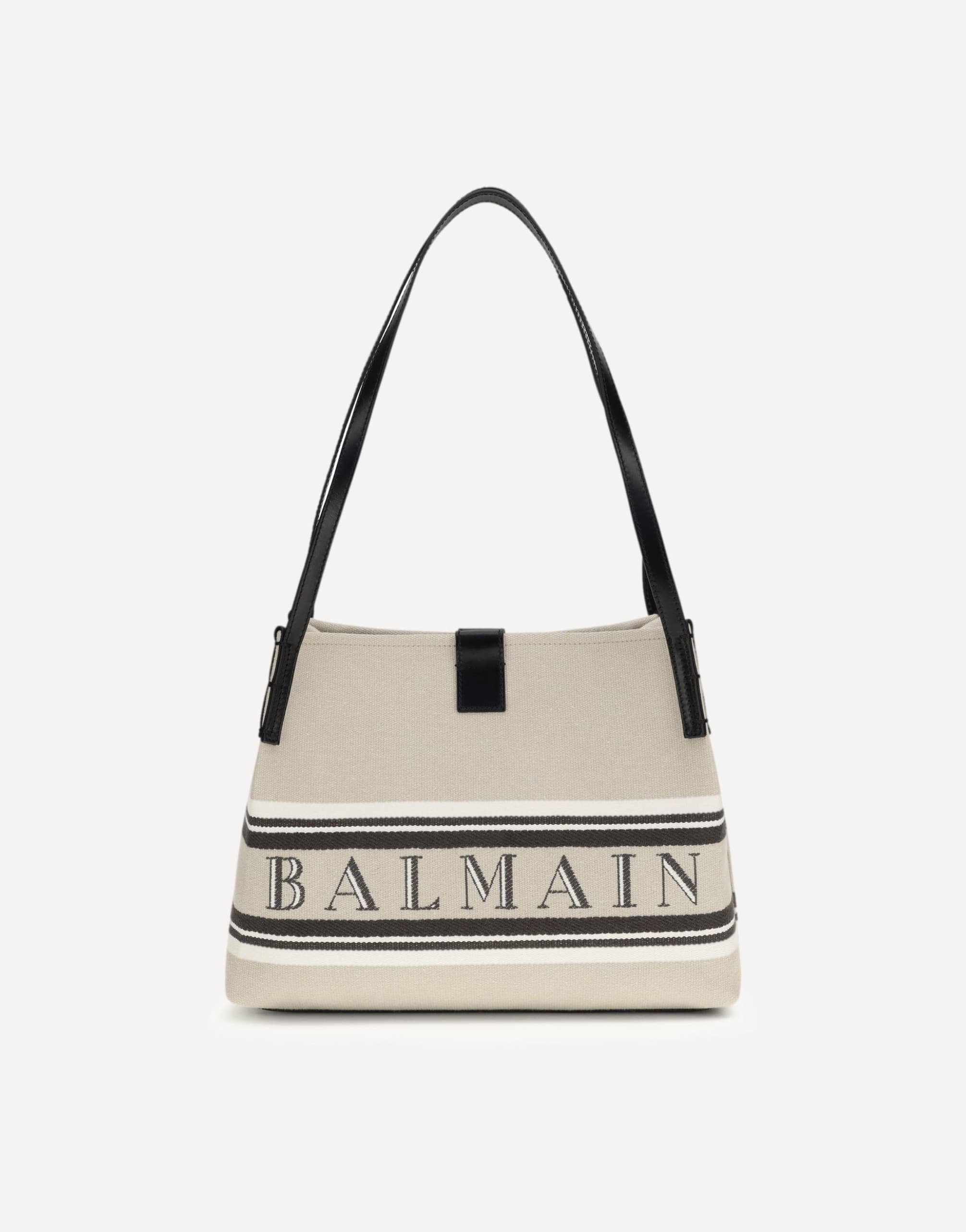 Balmain Canvas Shoulder Bag
