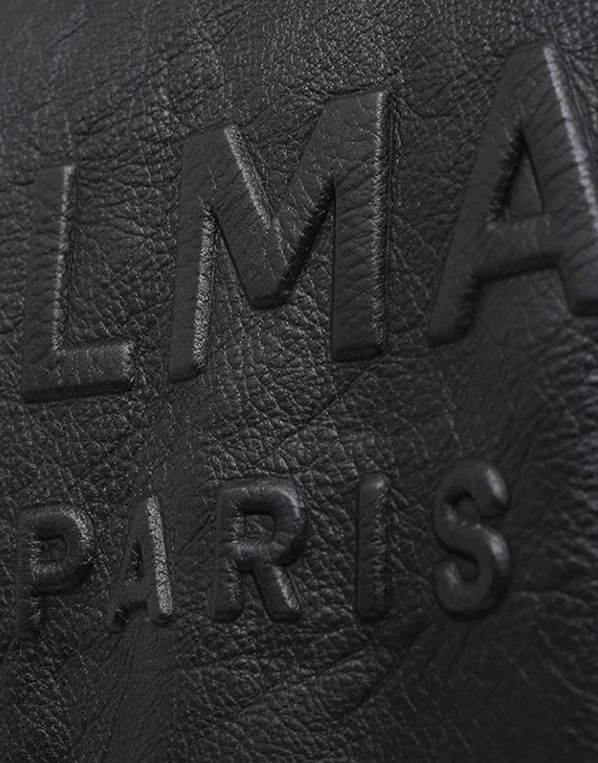 Balmain Classic Fit Zip-front Biker Jacket