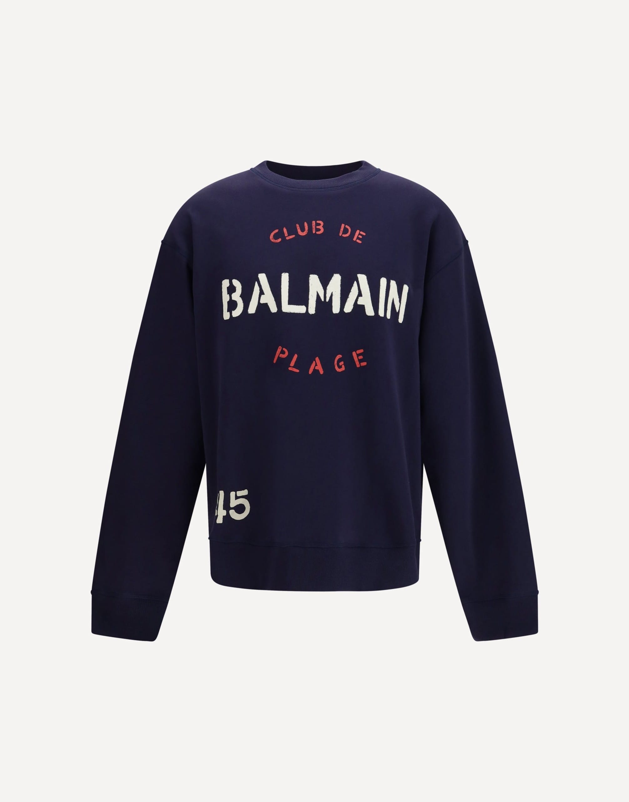 Balmain Club Print Sweatshirt