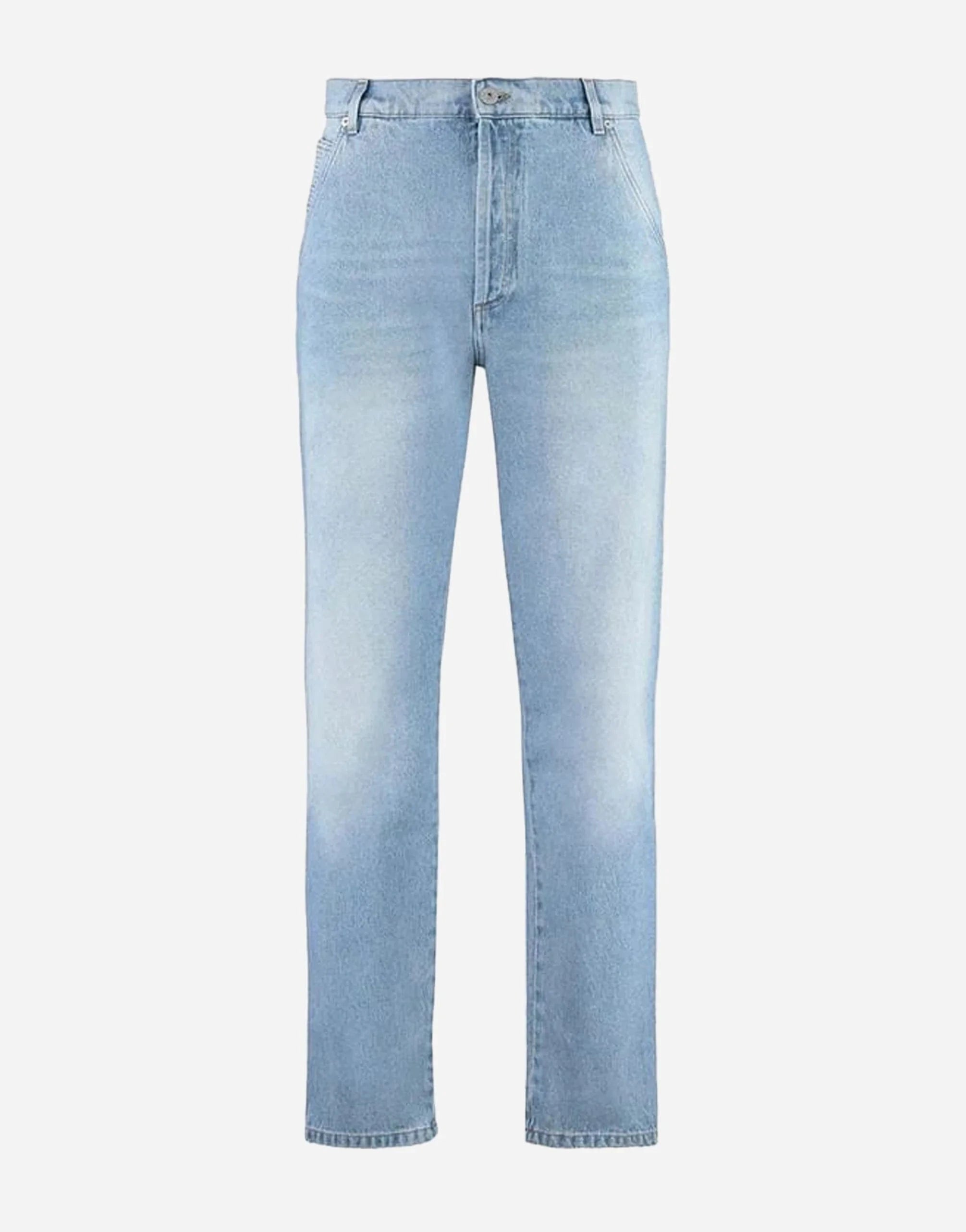 Balmain Cropped Straight Jeans