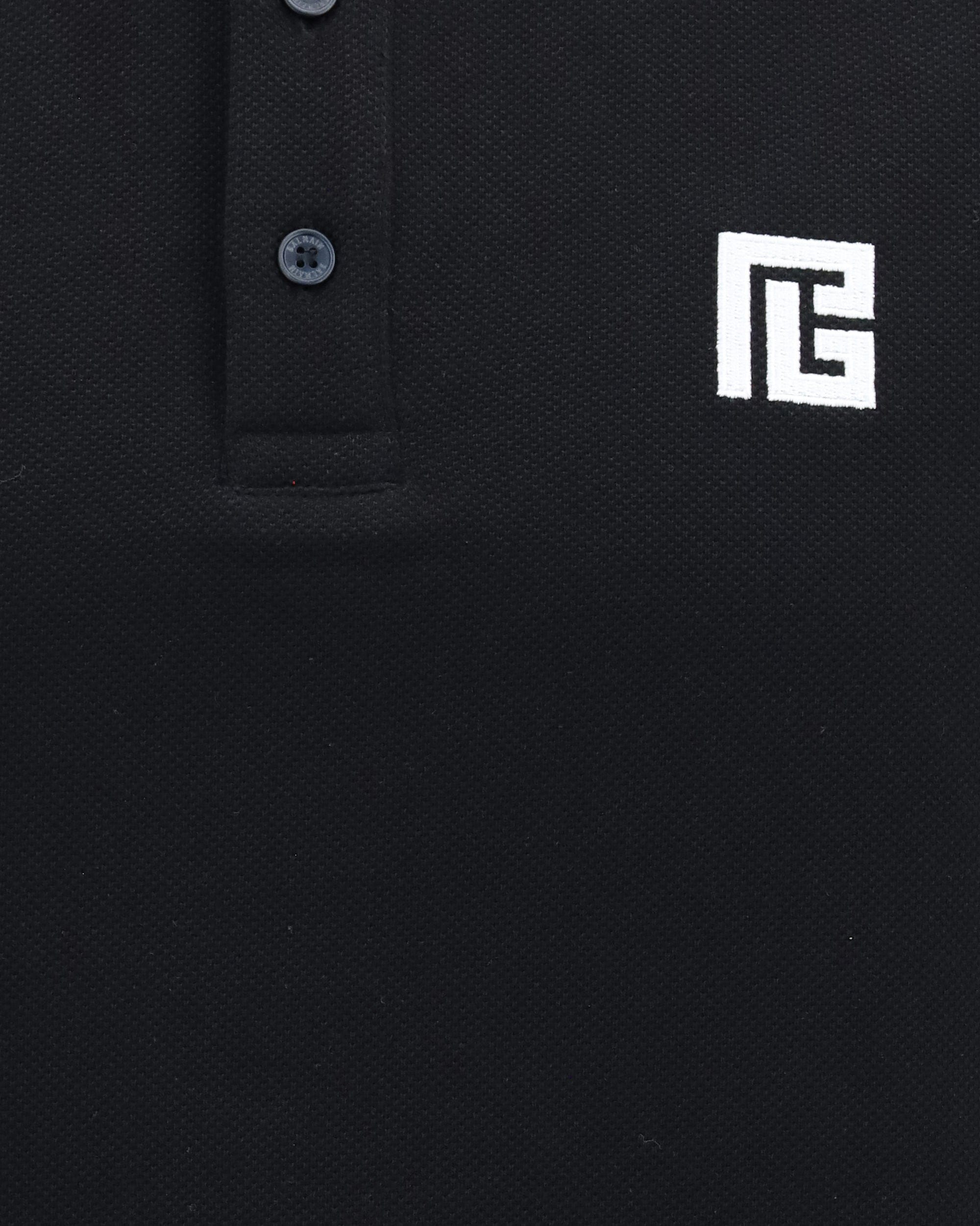 Balmain Balmain Embroidered Logo Polo