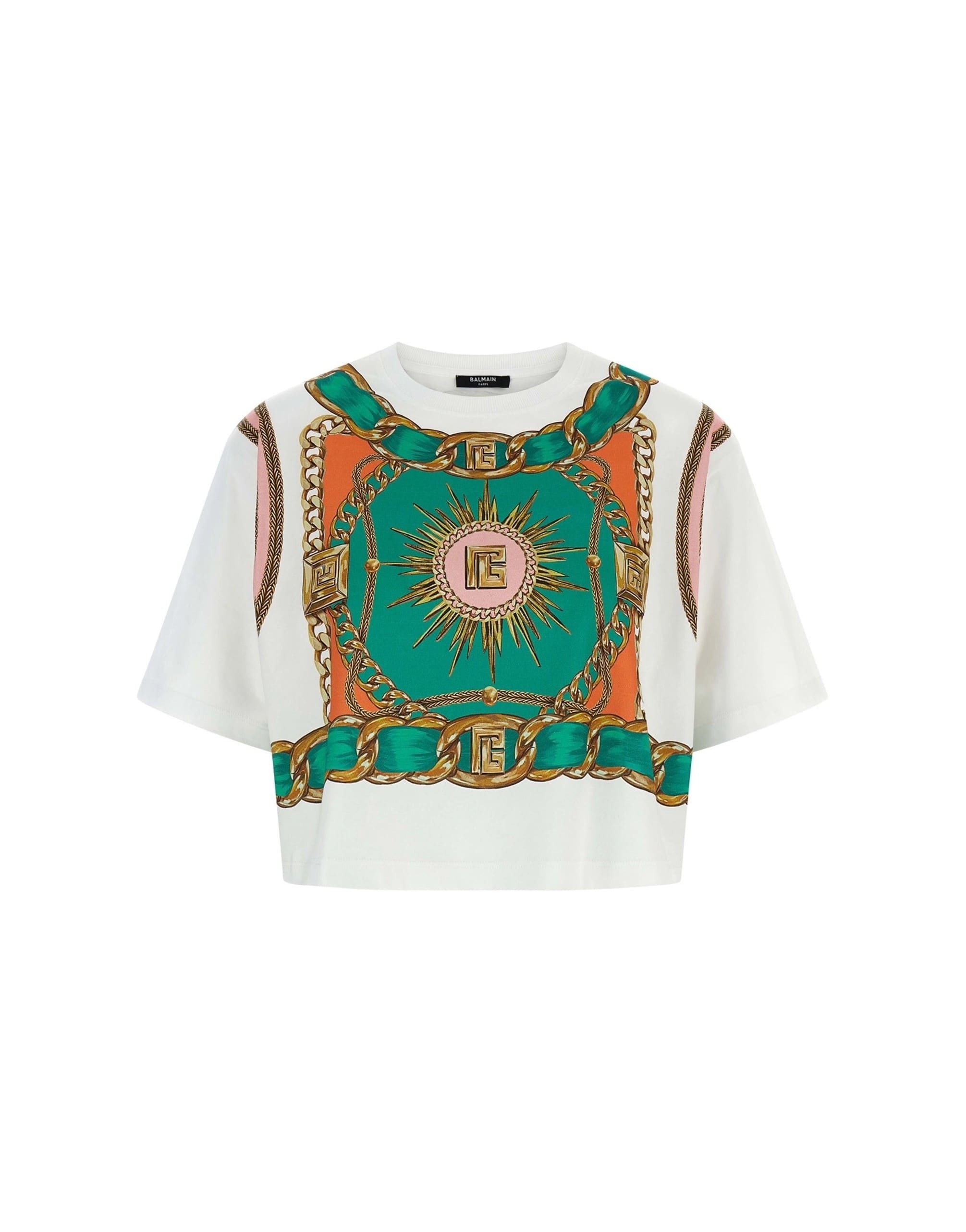 Balmain Foulard Print T-Shirt