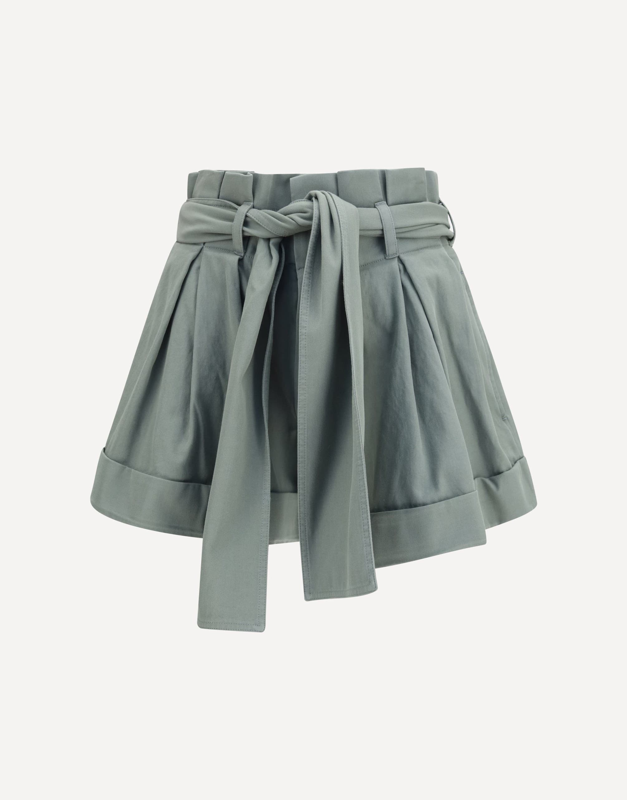 Balmain Balmain High-Waisted Cotton Gabardine Shorts