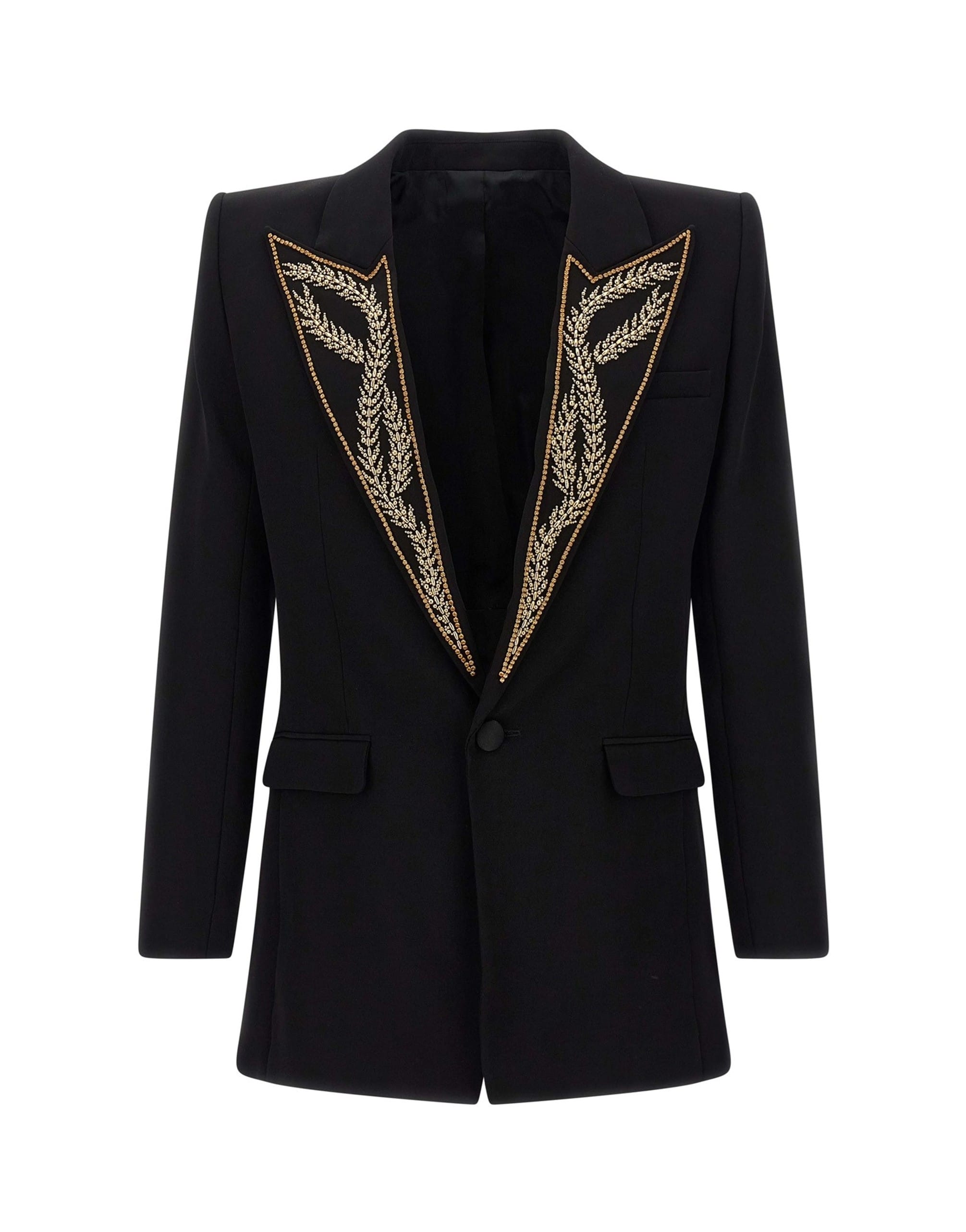 Balmain Balmain Leaf Embroidery Blazer