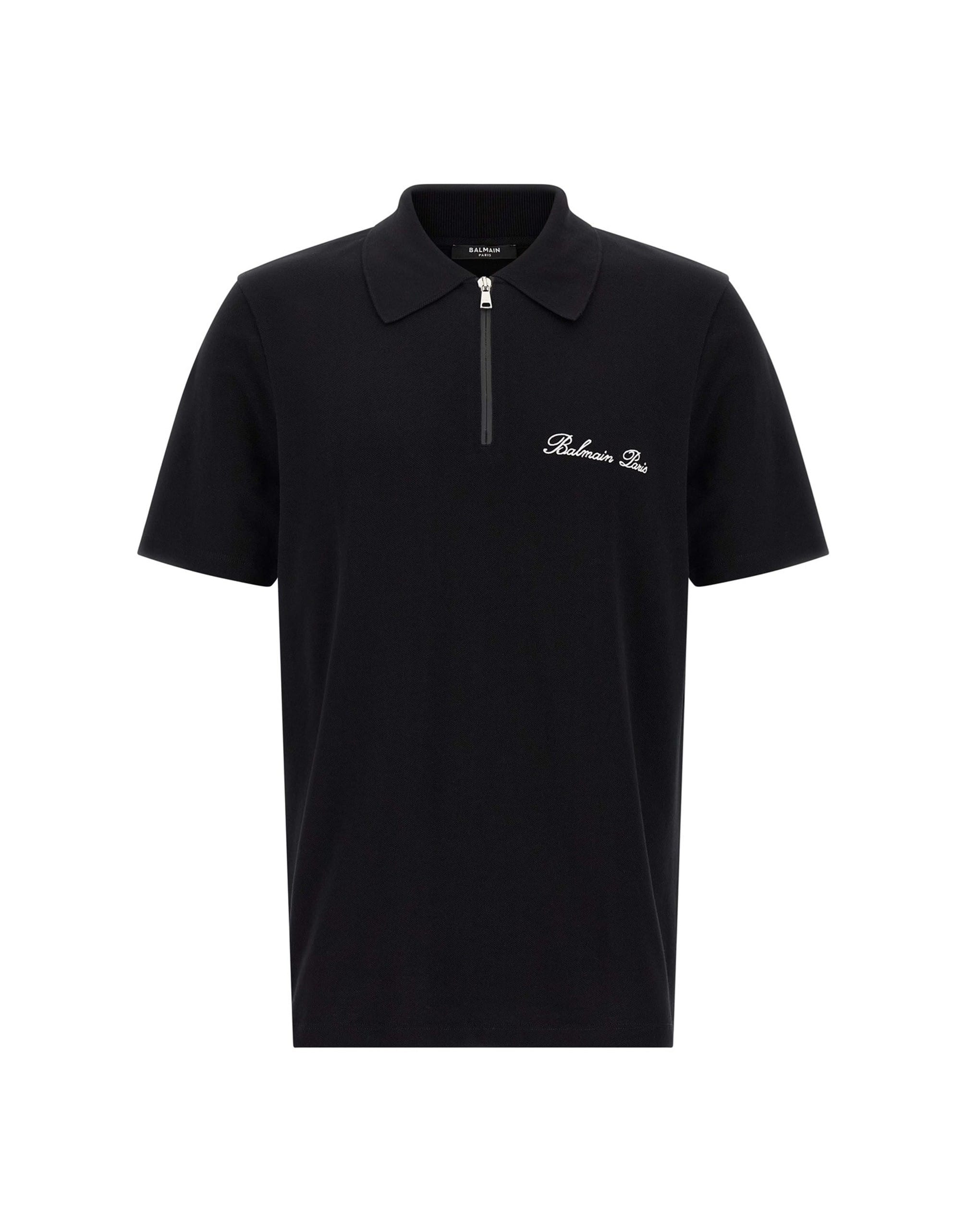 Balmain Balmain Logo Embroidery Polo Shirt