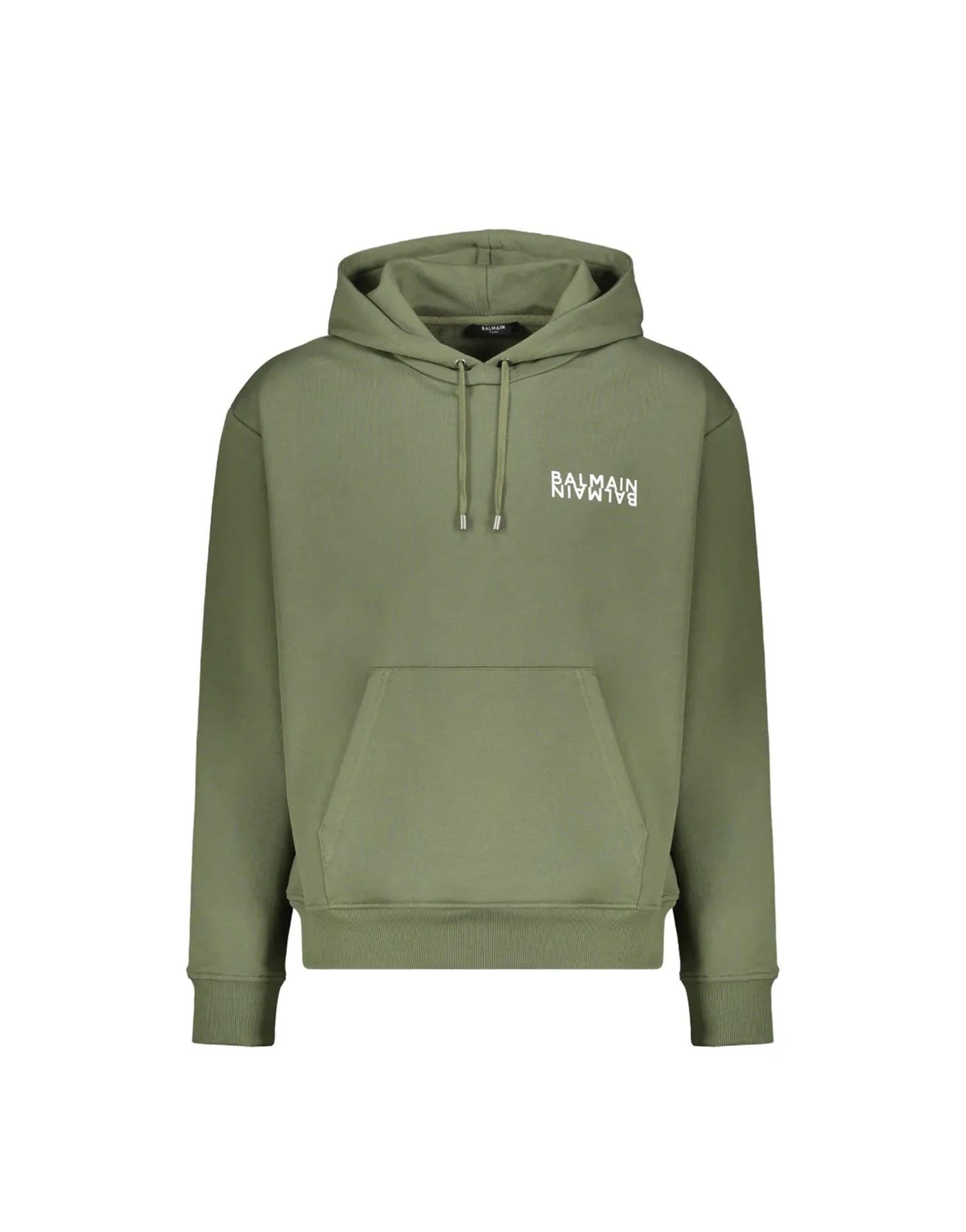 Balmain Logo Motif Hoodie
