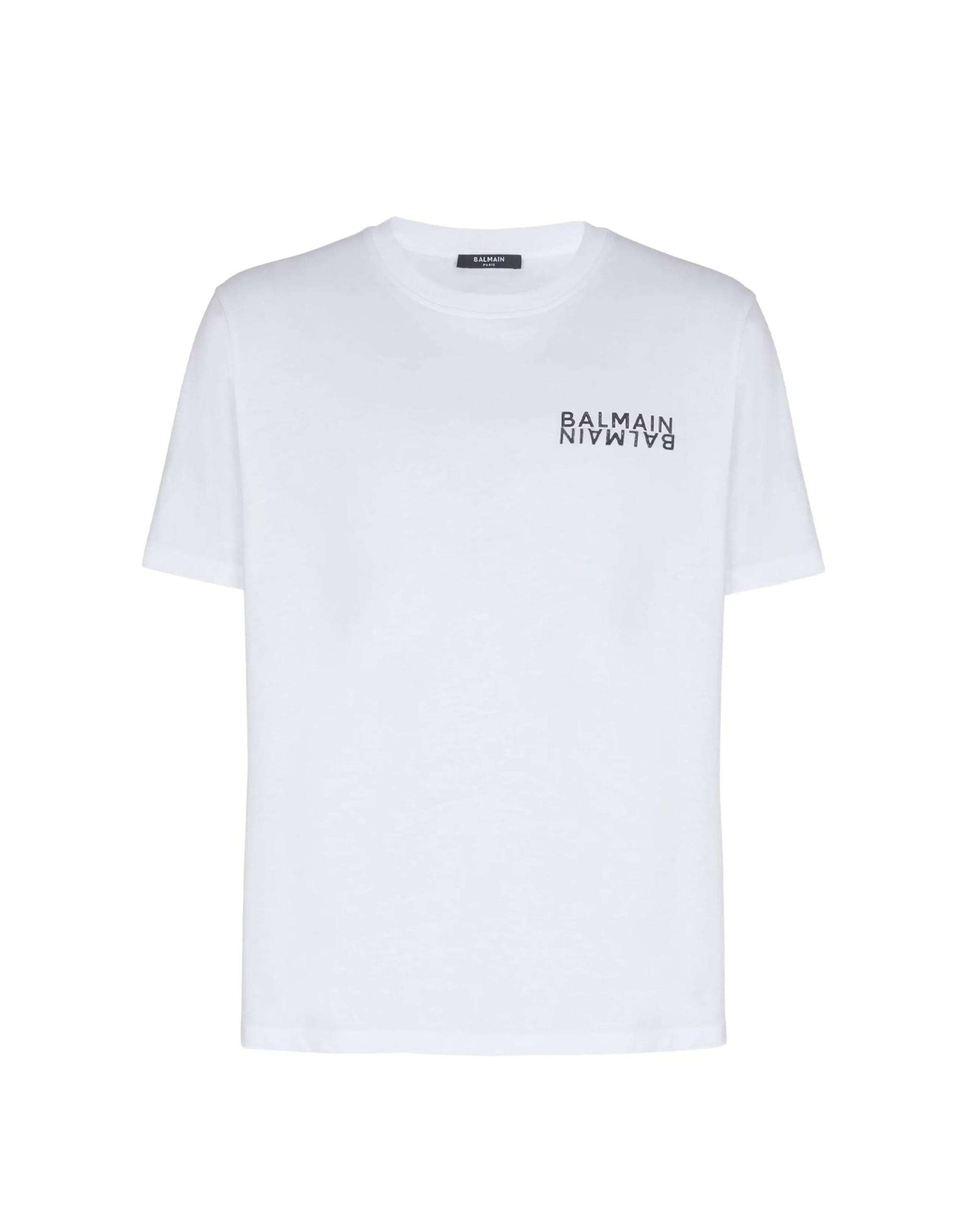 Balmain Logo-Print Cotton T-Shirt