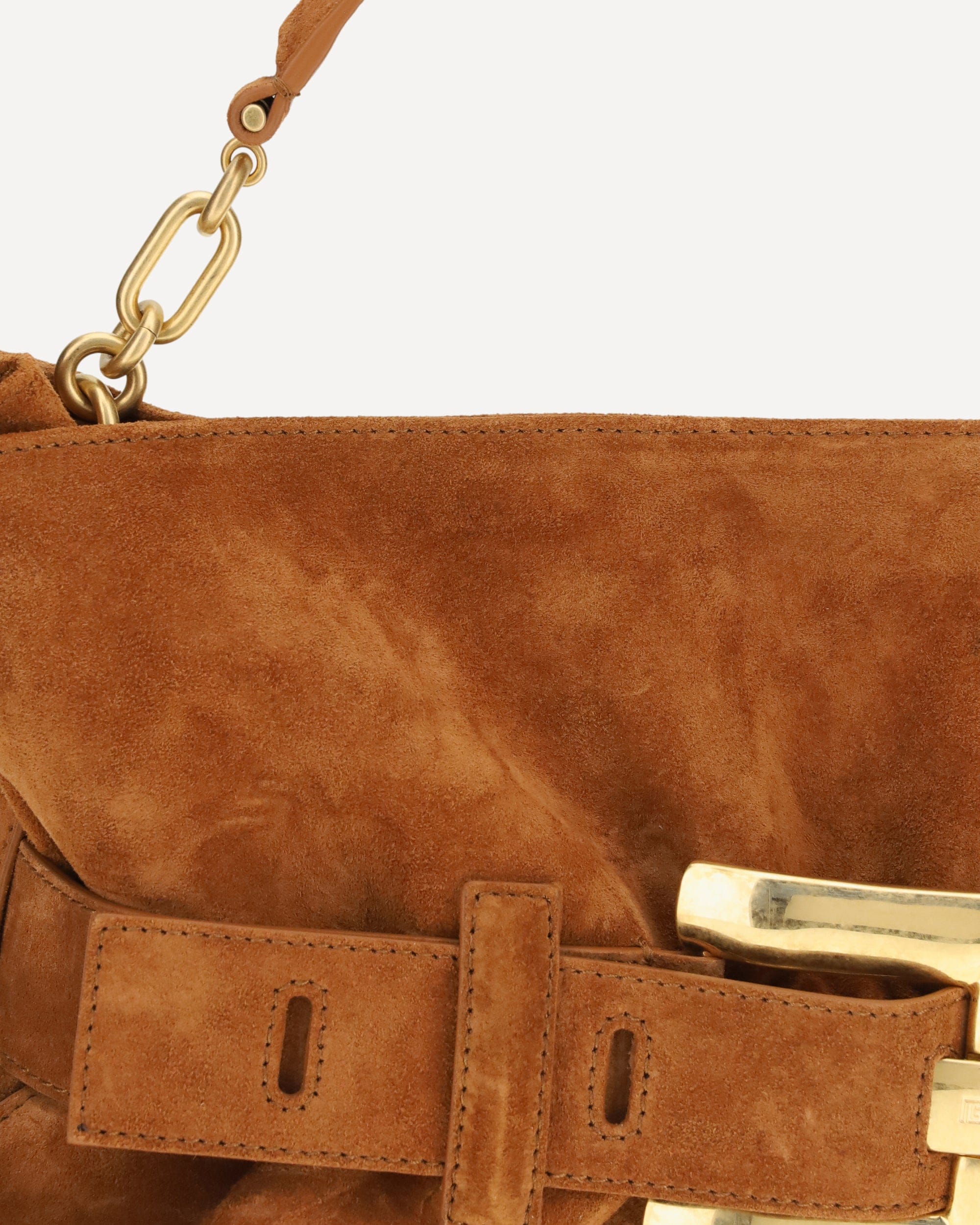 Balmain Medium Anthem Bag In Suede Calfskin