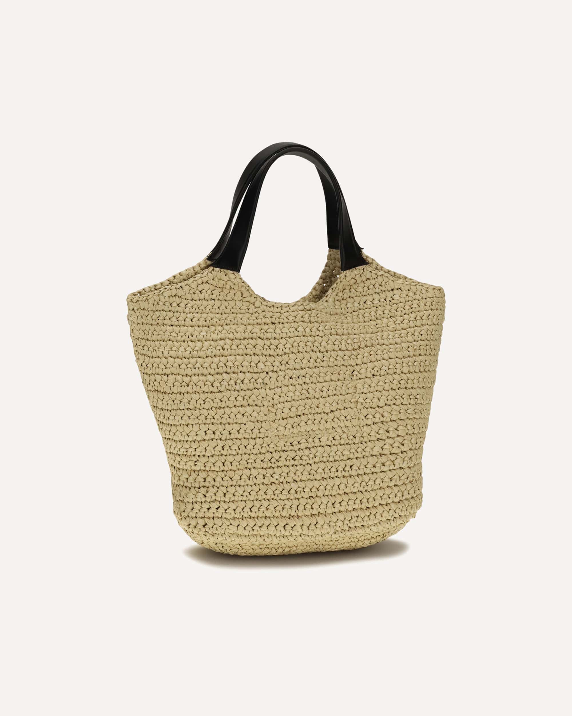 Balmain Balmain Mini Crochet Tote Bag