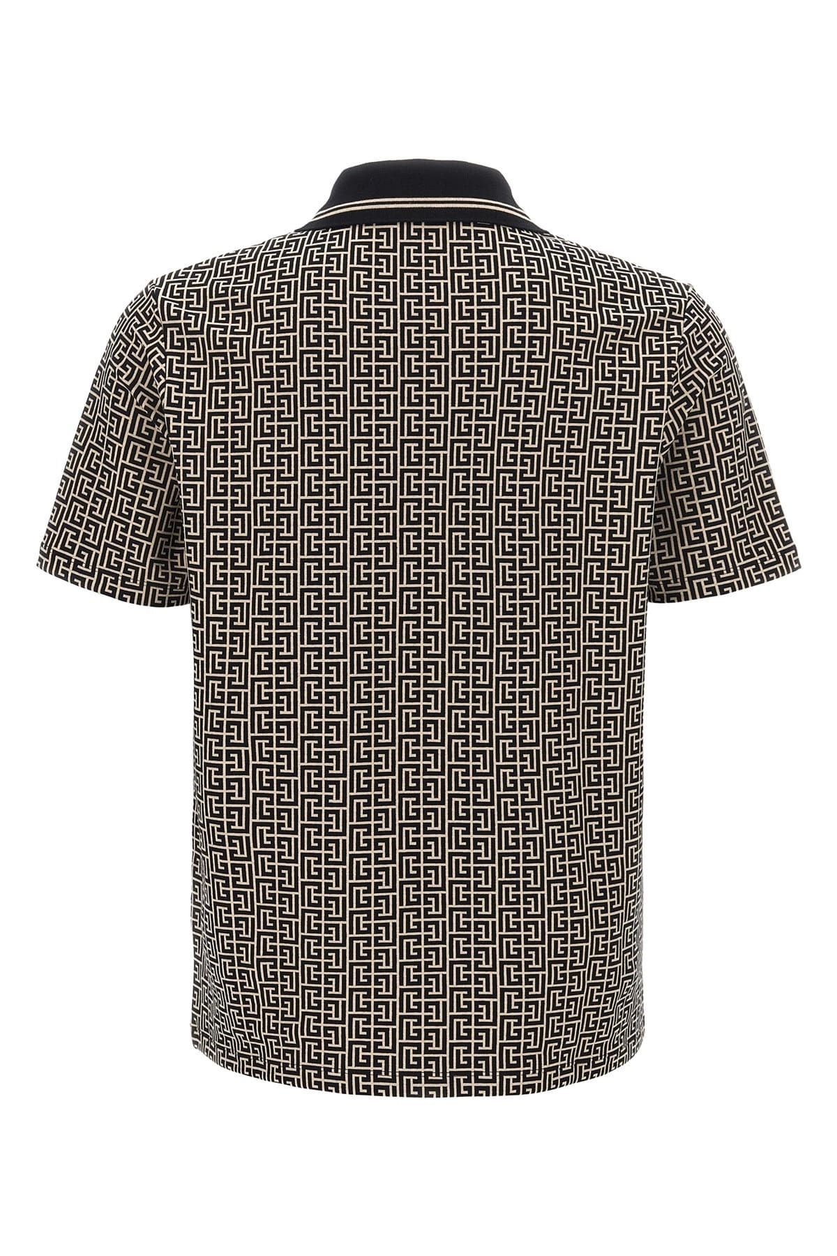 Camisa polo Balmain Pb jacquard de manga curta
