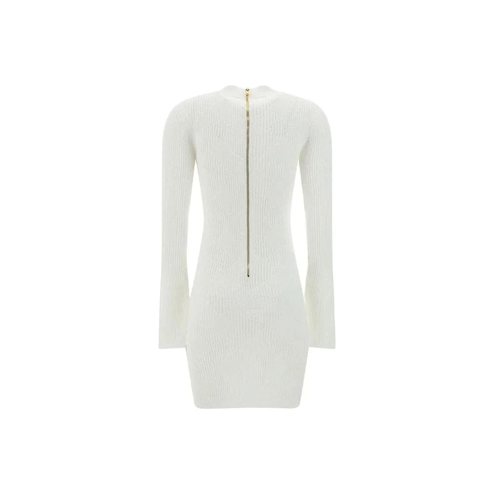 Balmain Ribbed Mini Dress