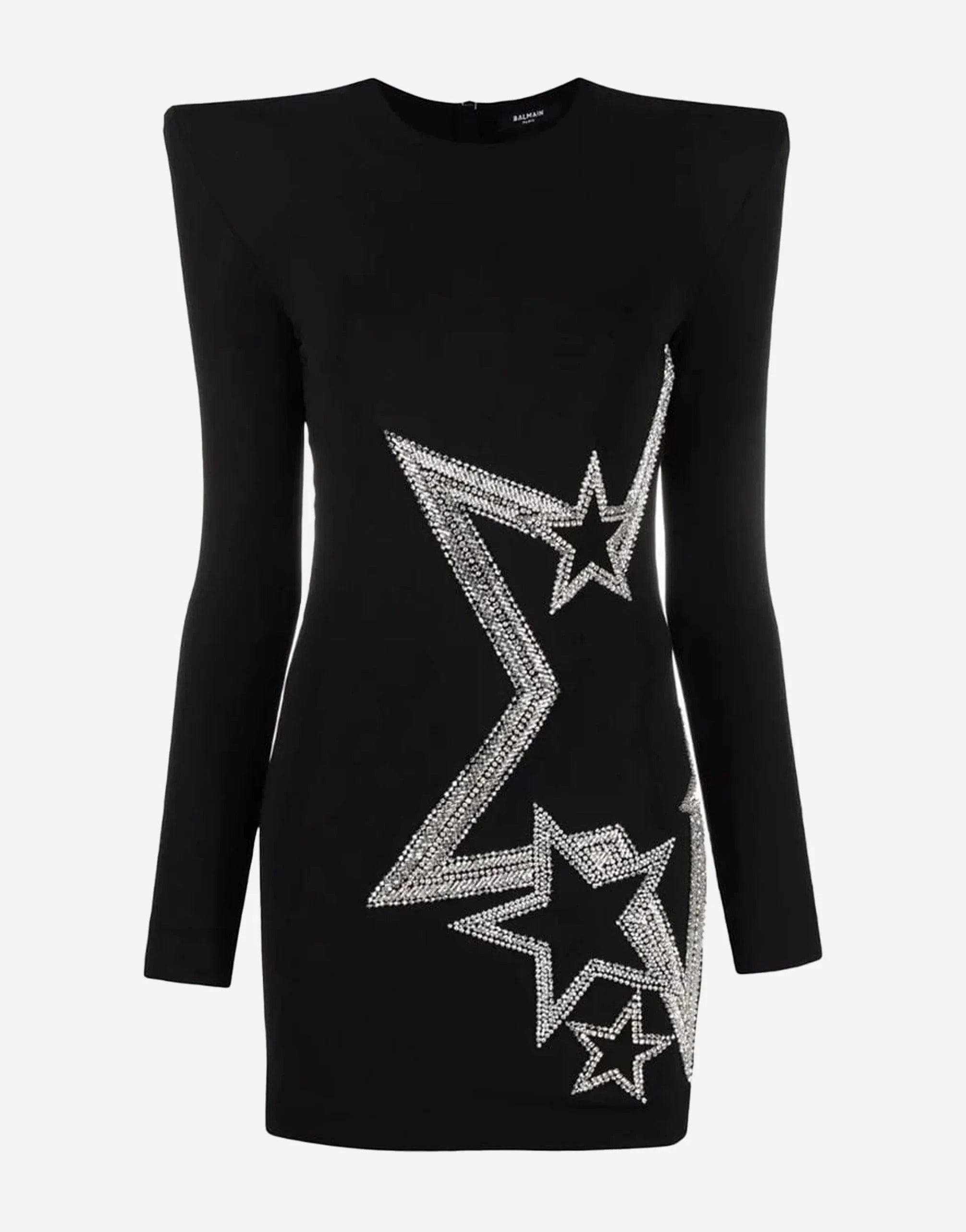 Balmain Short Embroidered Mini Dress
