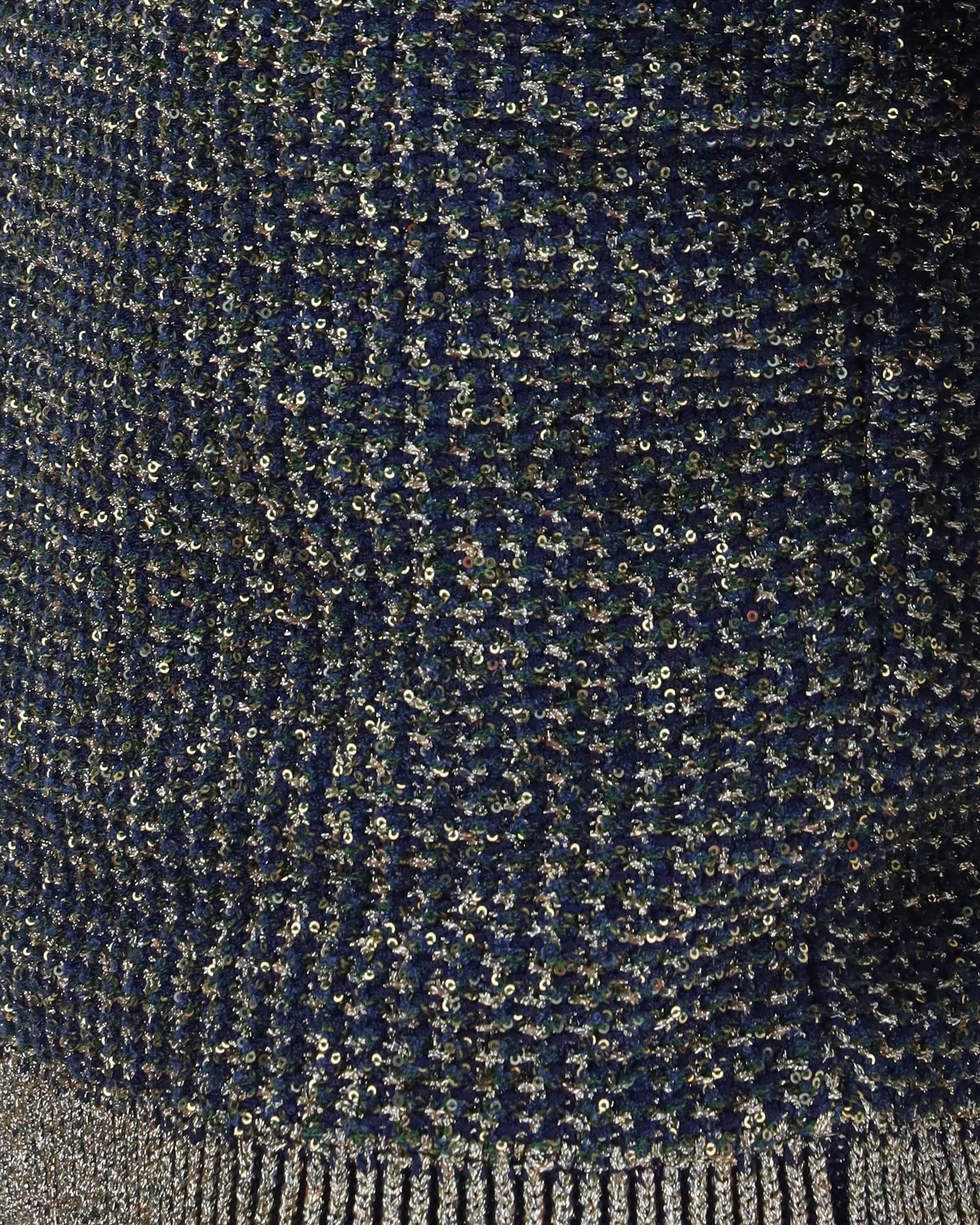 Balmain Balmain Short-Sleeve Sequined Sweater