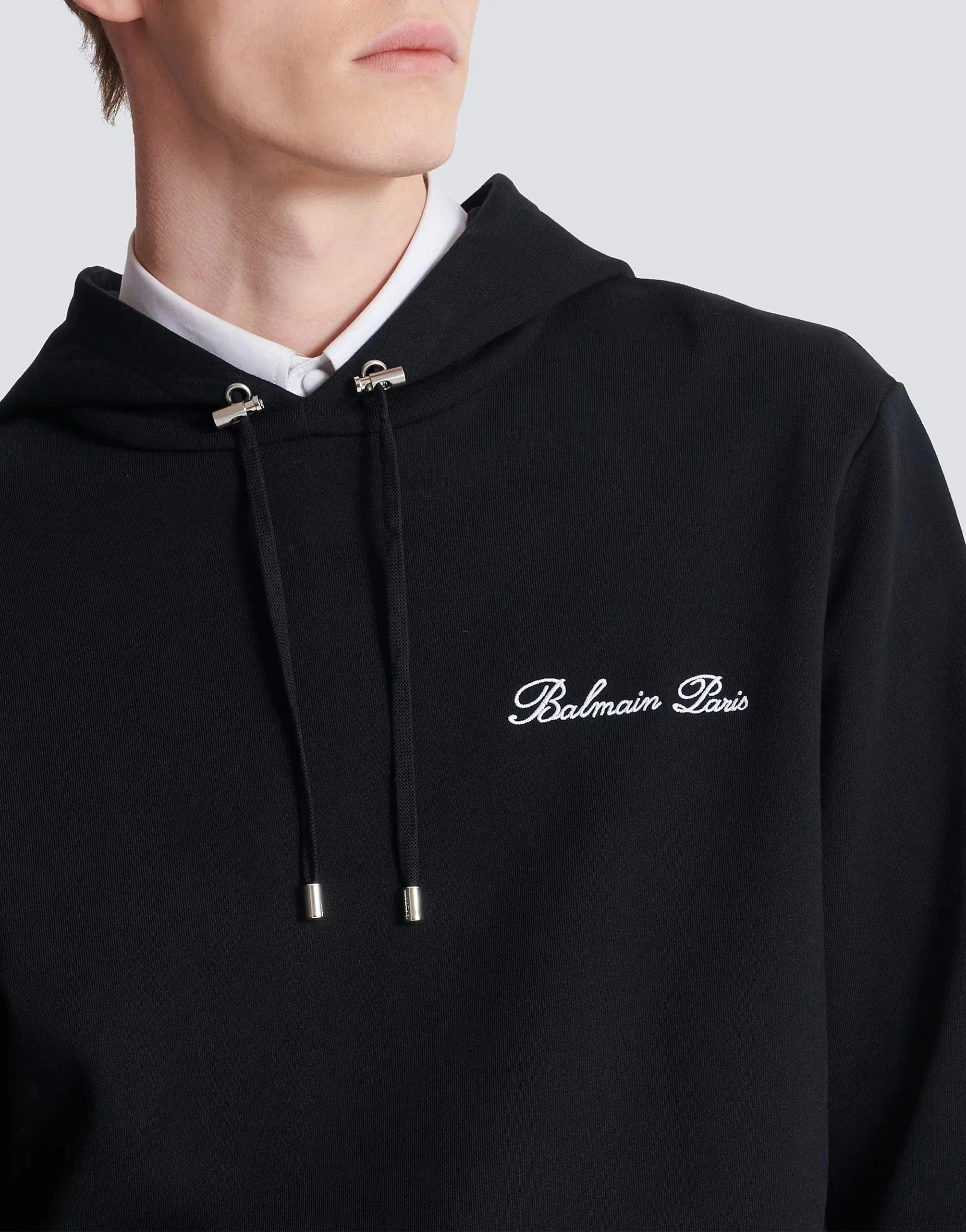 Balmain Signature Logo Hoodie