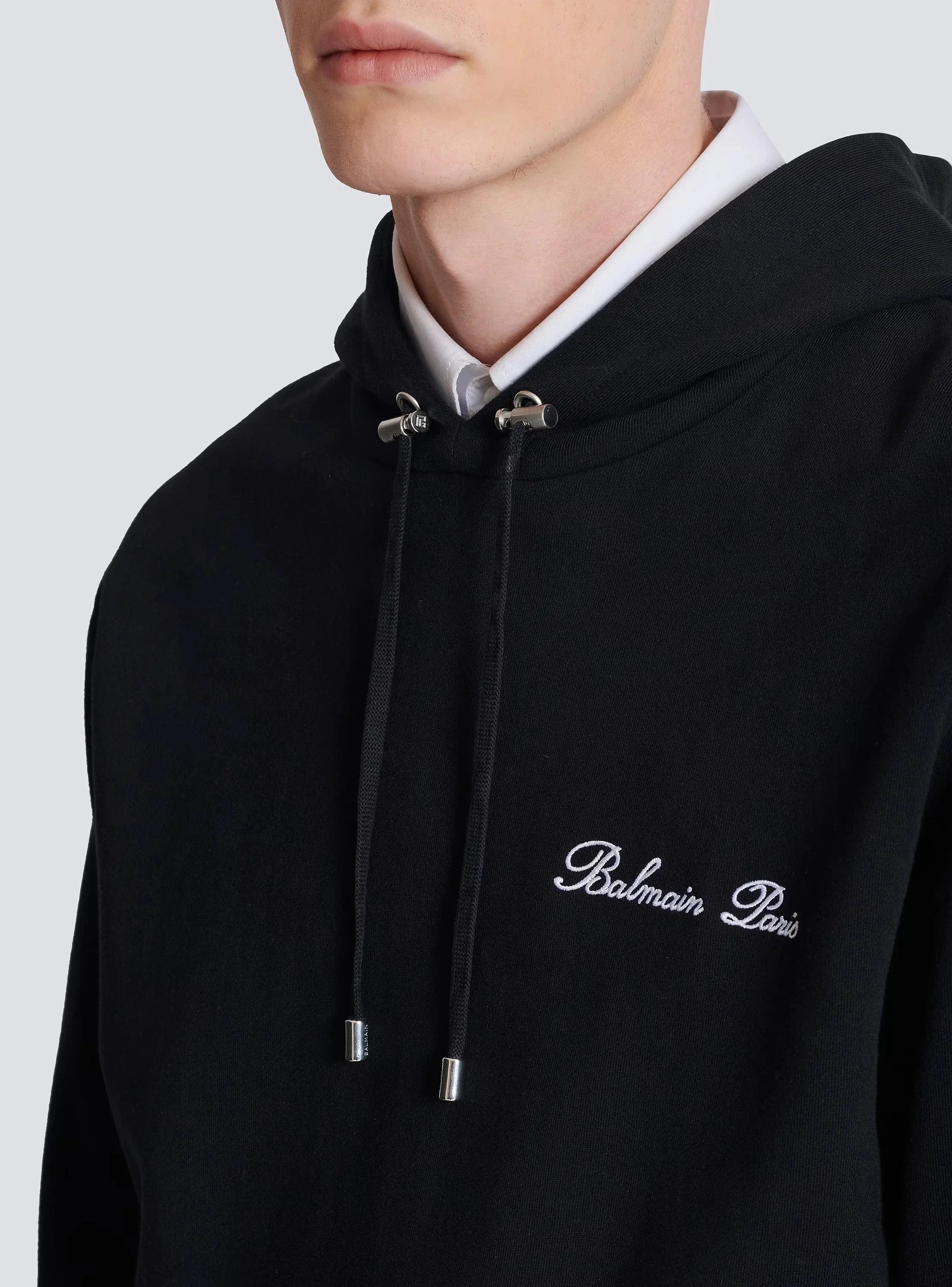 Balmain Signature Logo Hoodie