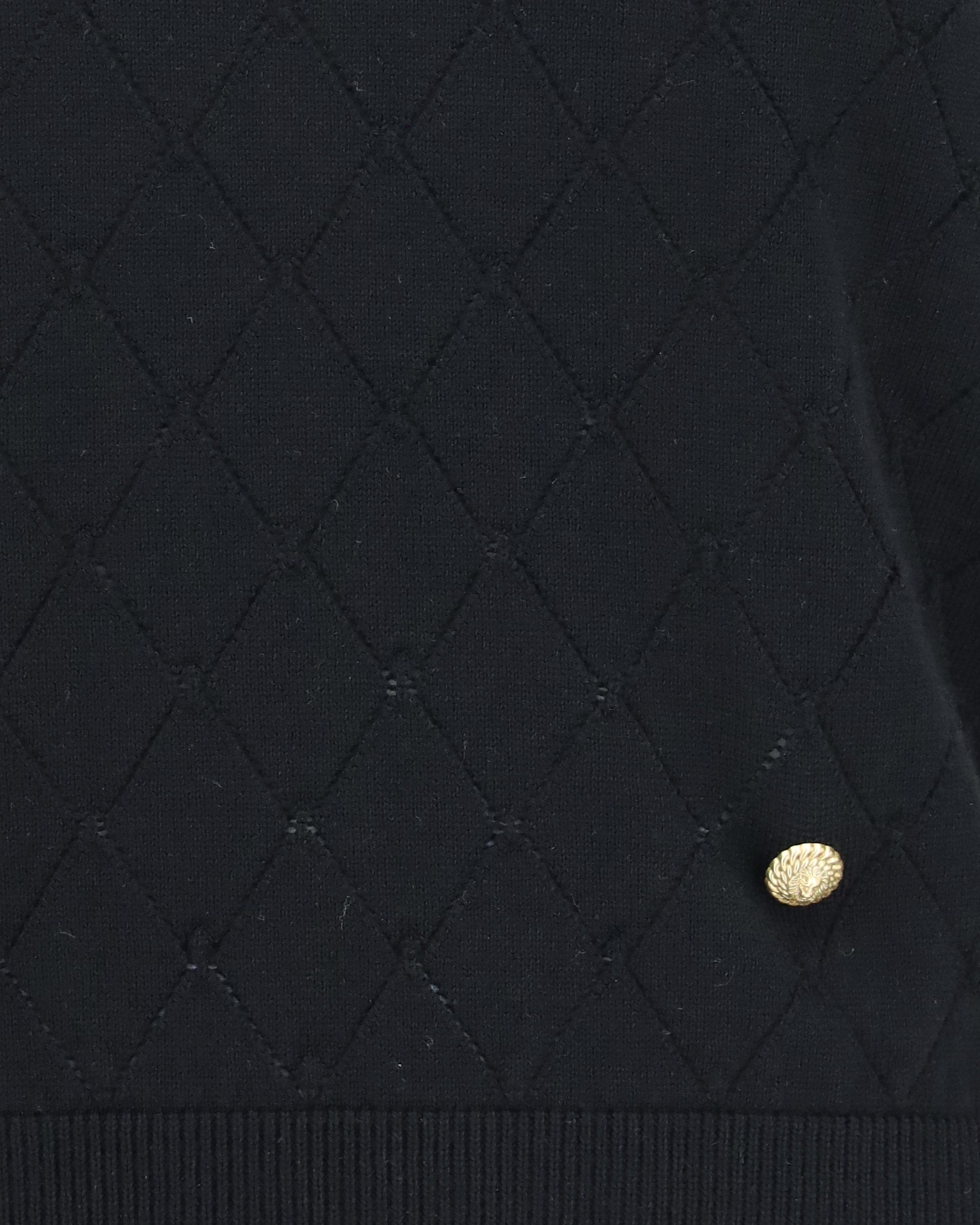 Balmain Balmain Sleeveless Wool Crewneck Top