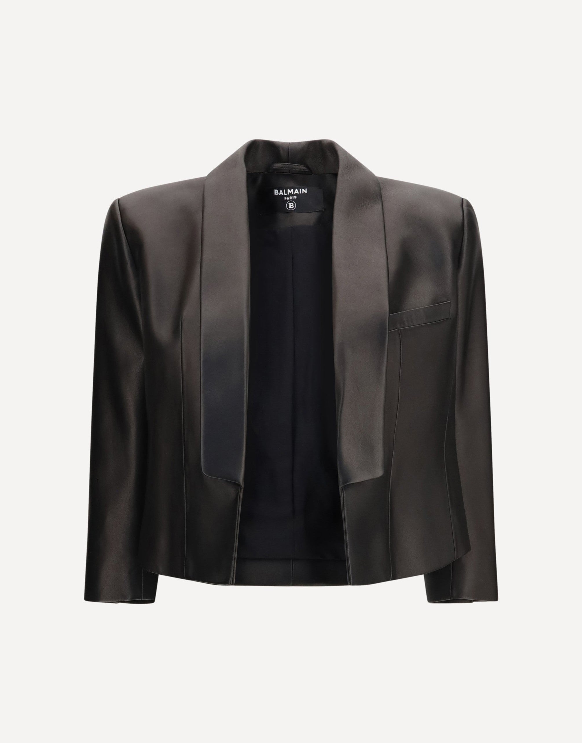 Balmain Spencer Lederjacke