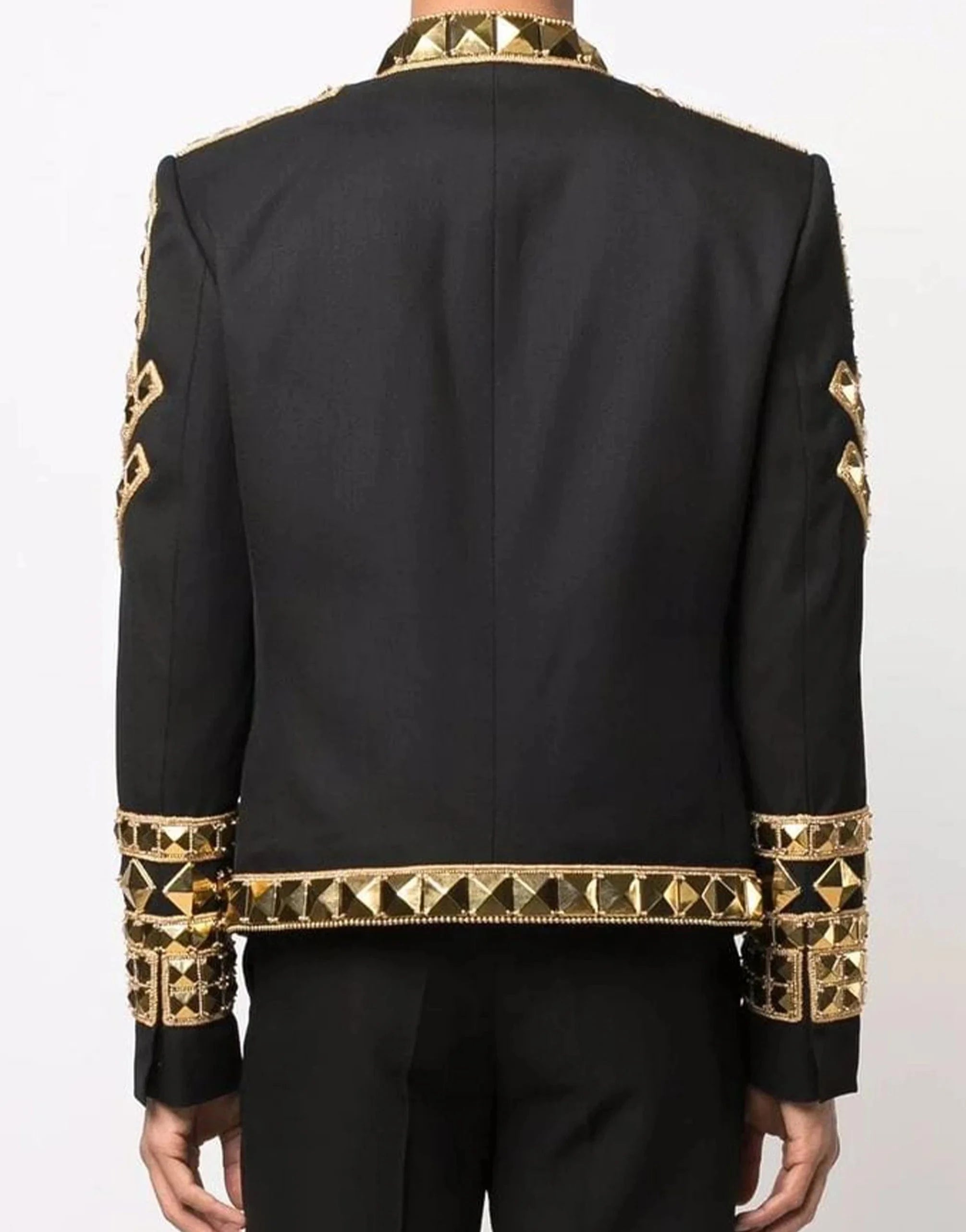 Balmain Stud-Embellished Blazer