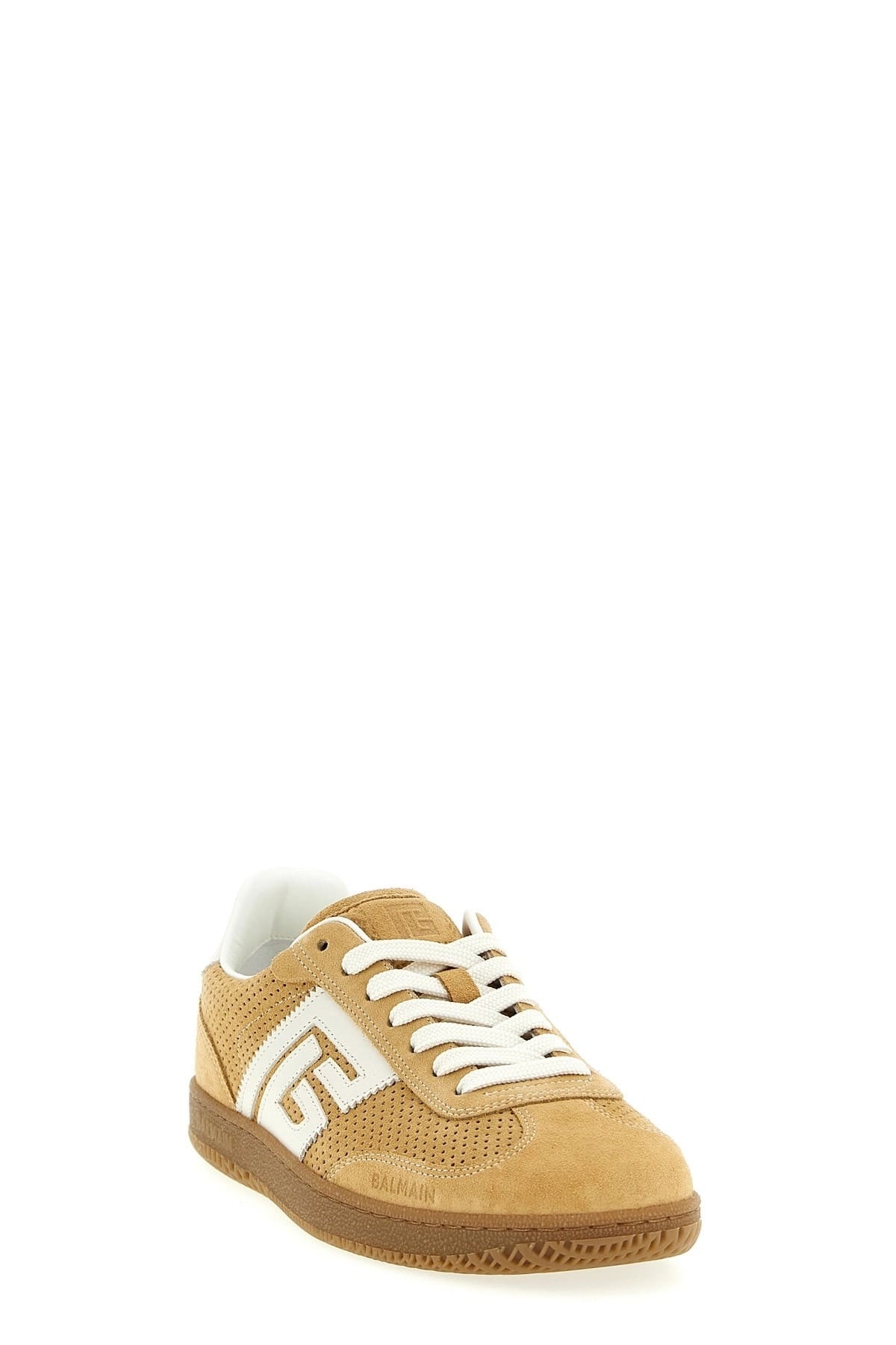 Balmain Balmain Suede Lace-Up Sneakers
