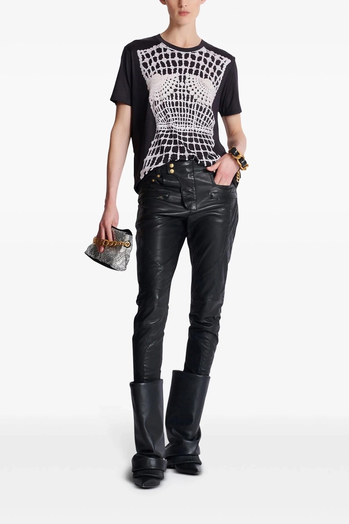 Balmain T-shirt trompe-l’œil - alternate view