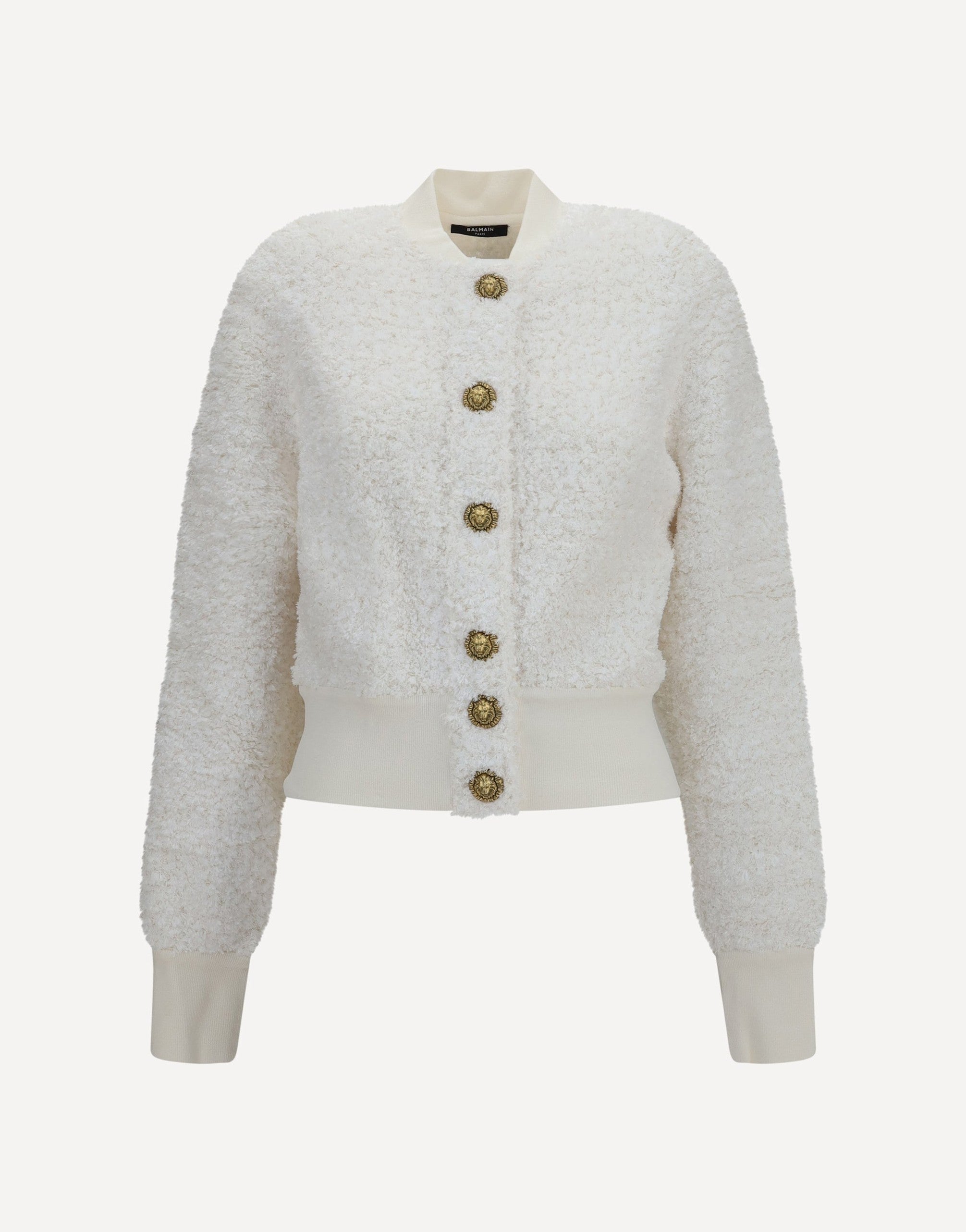 Balmain Tweed-Bomberjacke