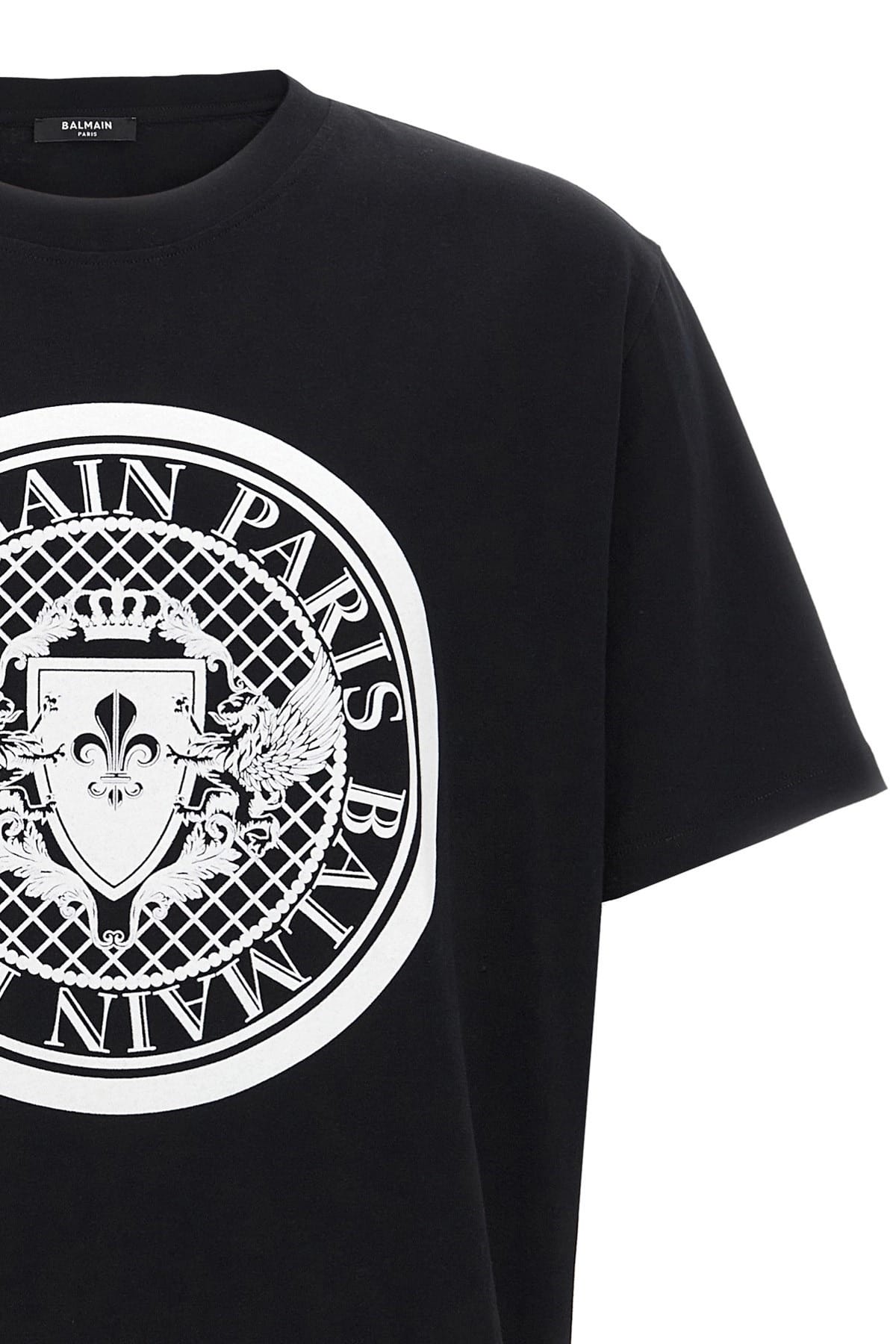 Balmain Balmain Velvet Logo T-Shirt