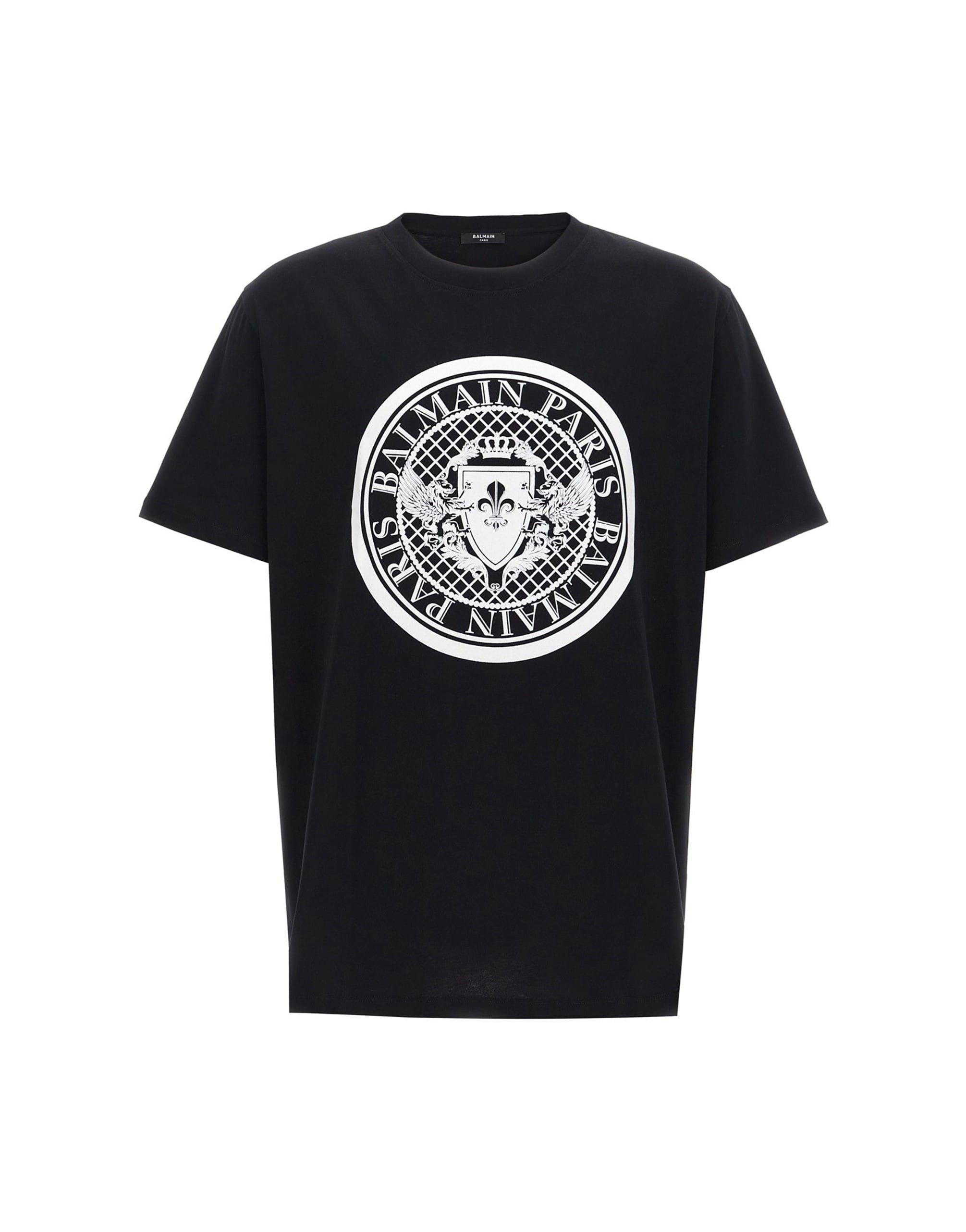 Balmain Balmain Velvet Logo T-Shirt