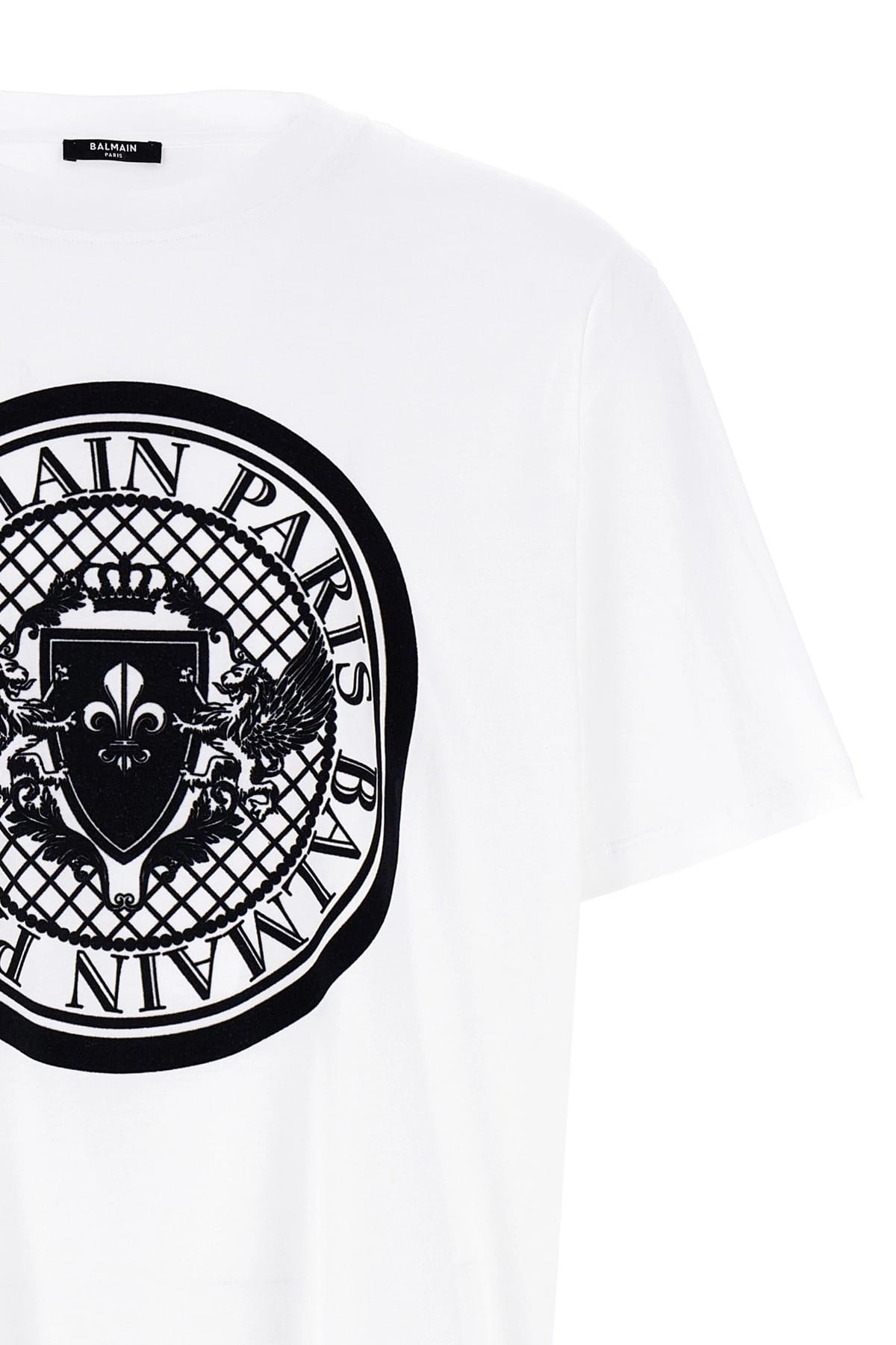 Balmain Balmain Velvet Logo T-Shirt
