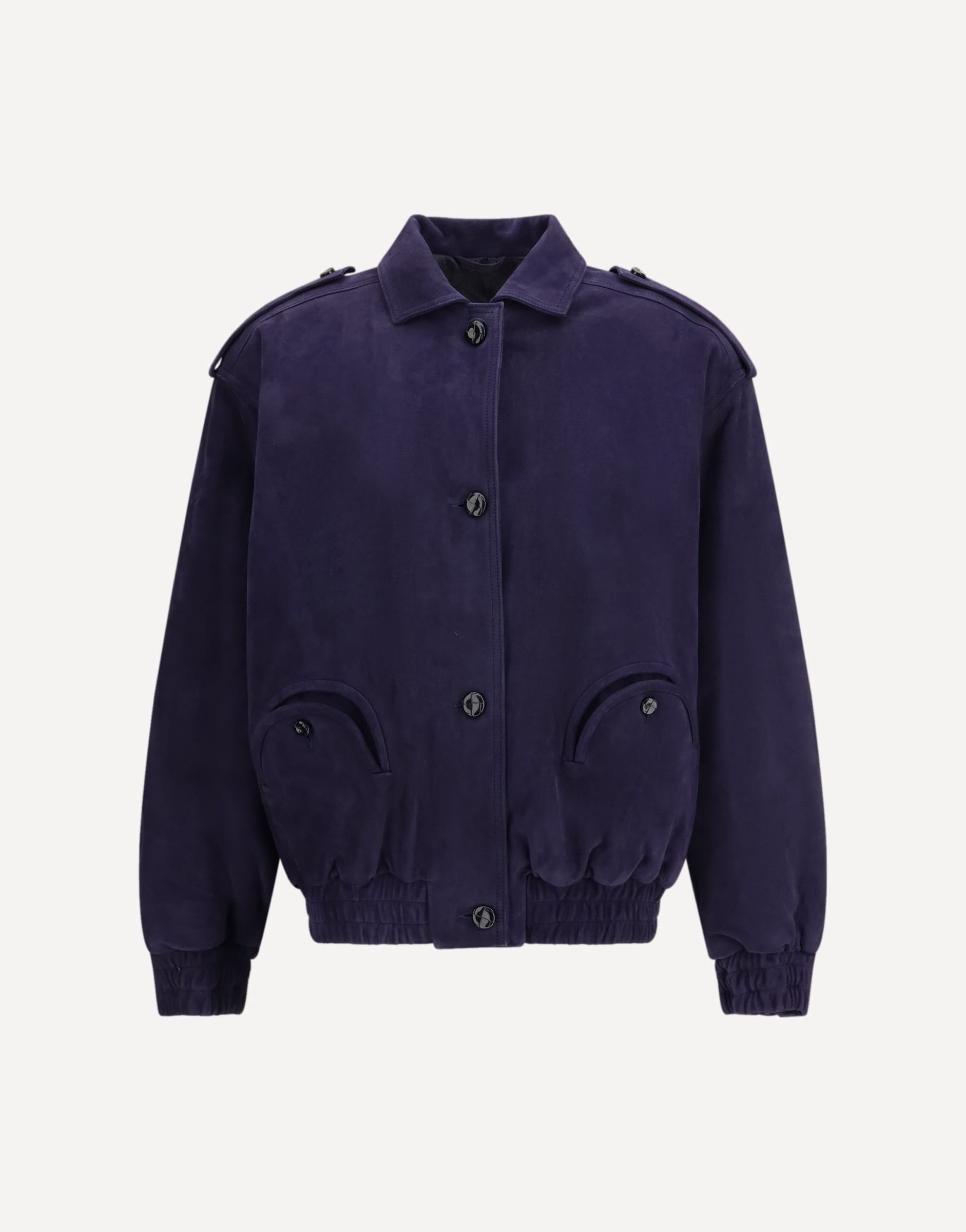 Blazé Milano Viva Charlie Suede Bomber Jacket