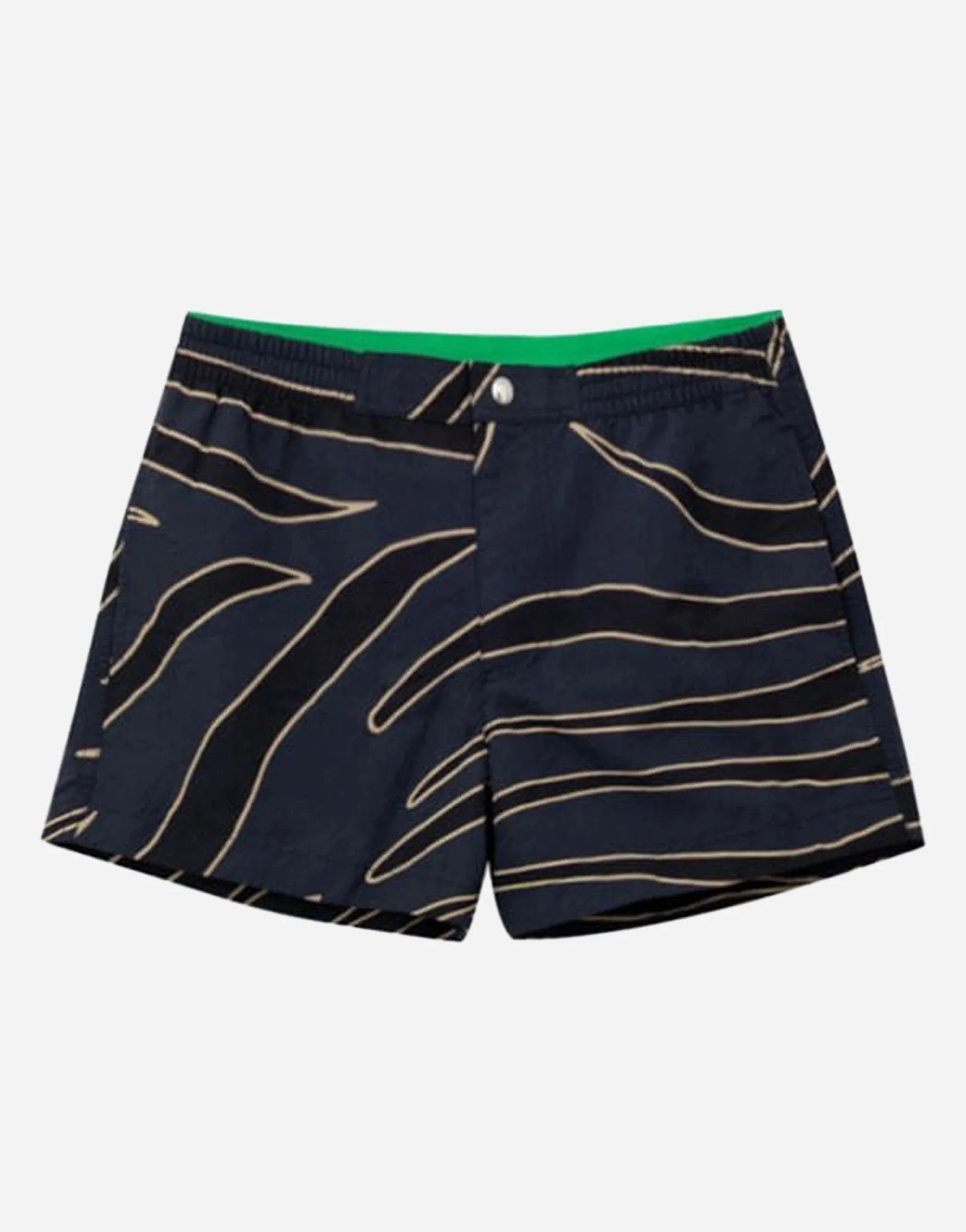 Bottega Veneta Animal Print Tailored Swim Shorts