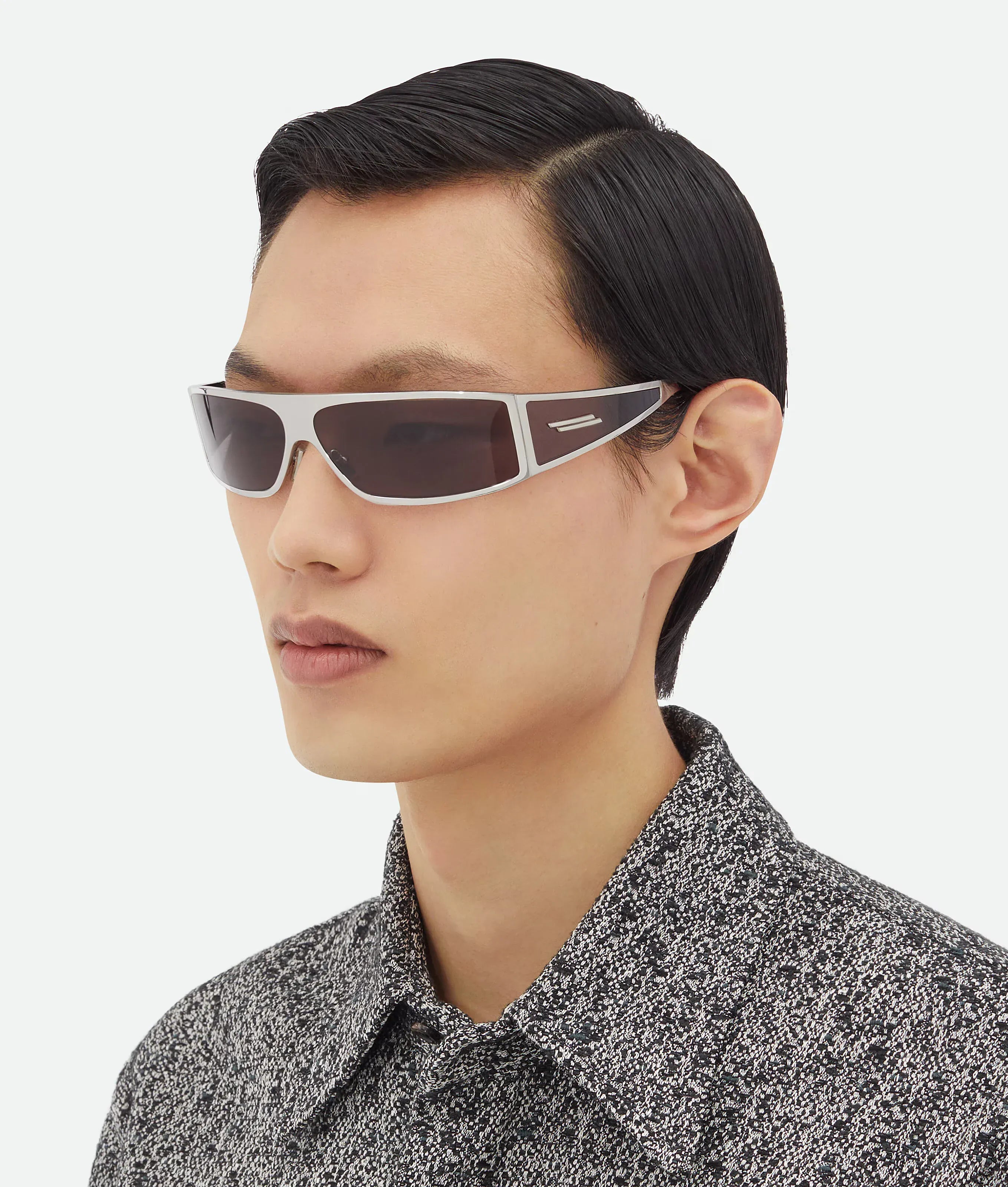 Bottega Veneta Bottega Veneta Bangle Wraparound Sunglasses