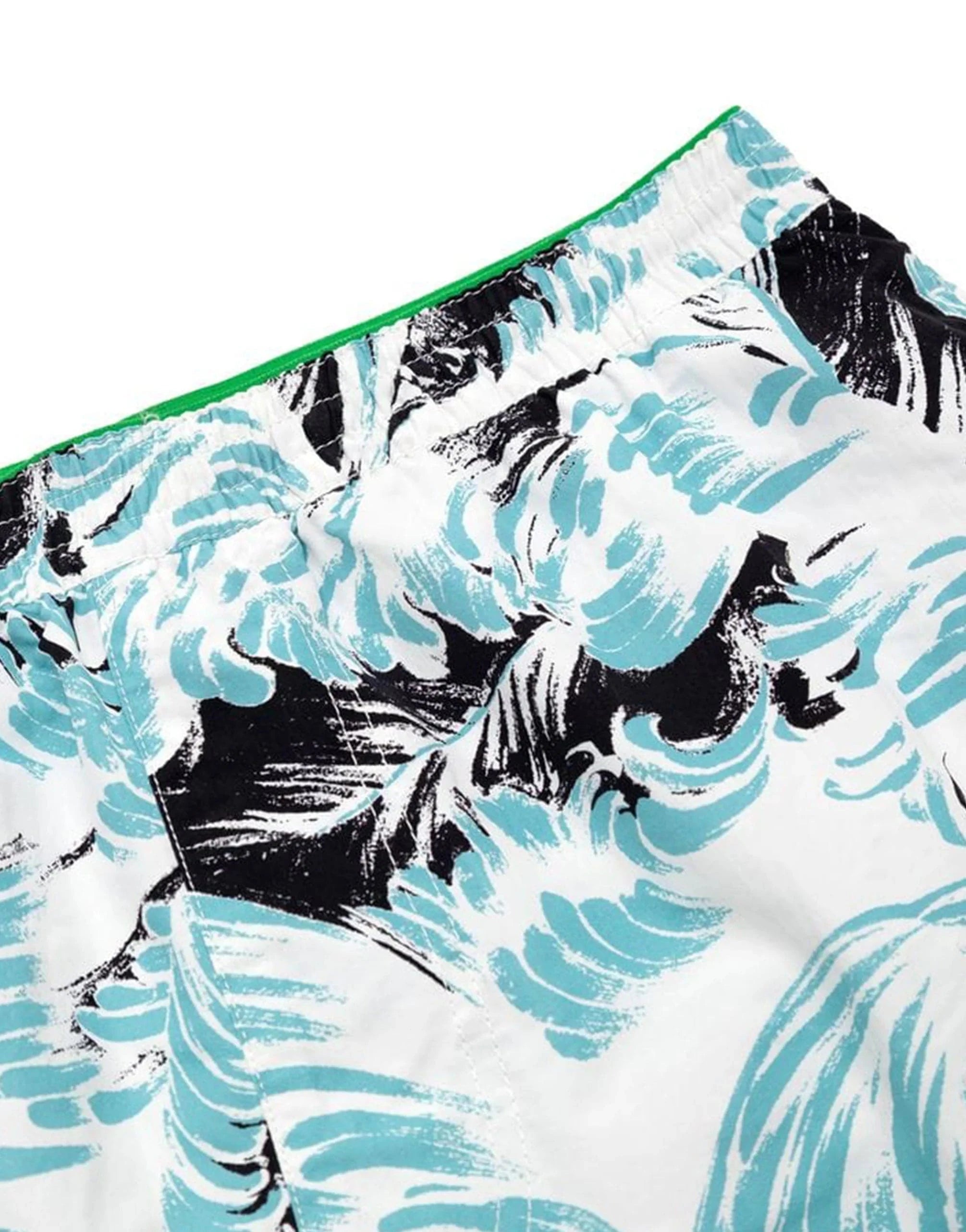 Bottega Veneta Feather-Print Swim Shorts - alternate view