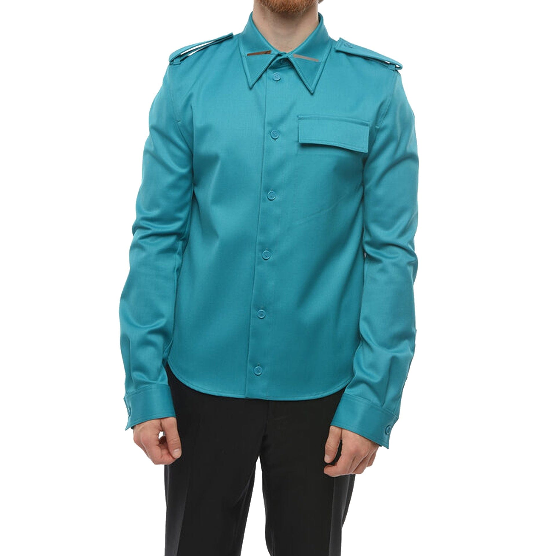 Bottega Veneta Grain De Poudre Wool Shirt - alternate view