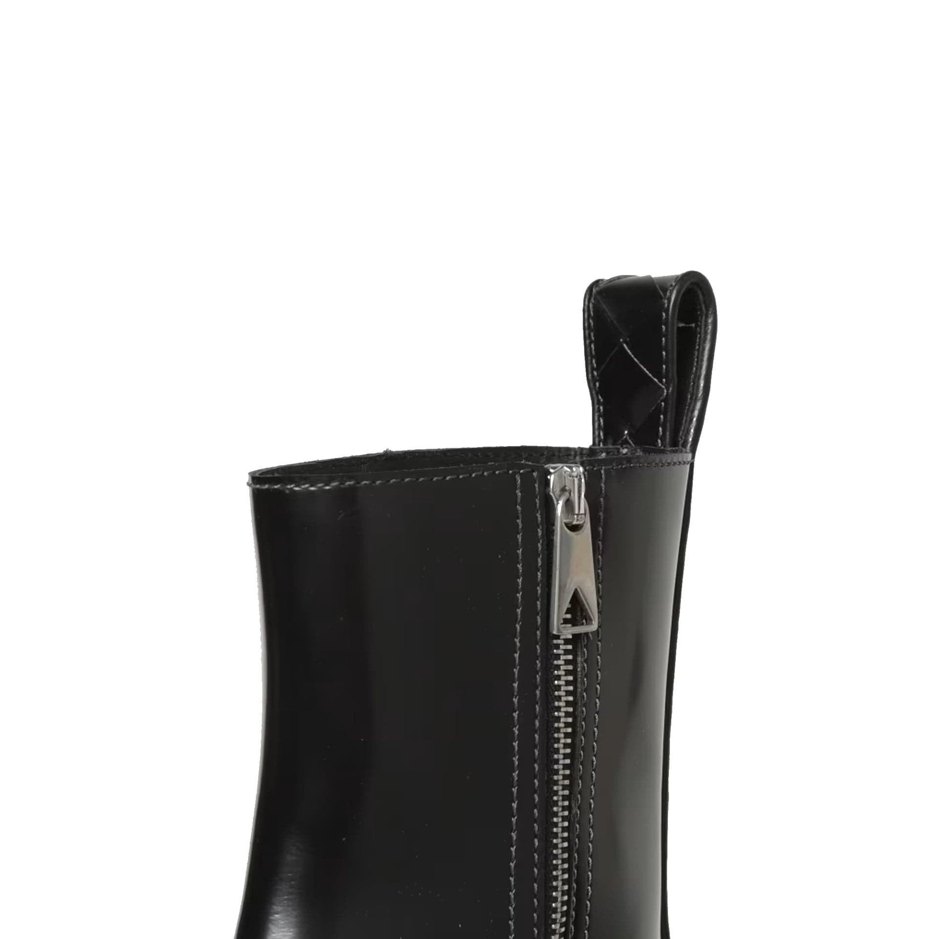 Bottega Veneta Highway Leather Boots With Side Zip
